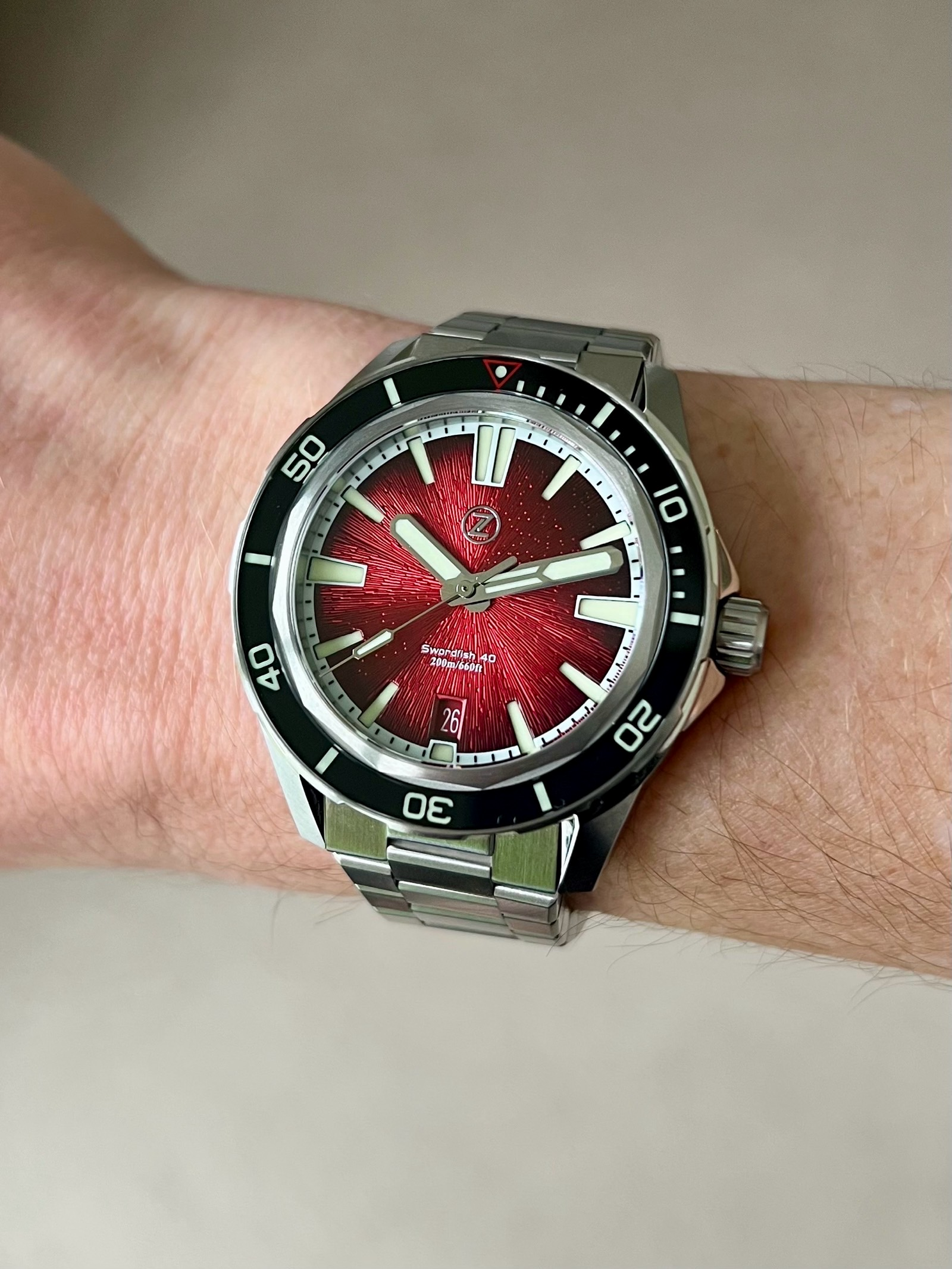 ︎ssw♡  🚨NWA 🚨 My first Zelos with the Swordfish 40mm SS in lovely