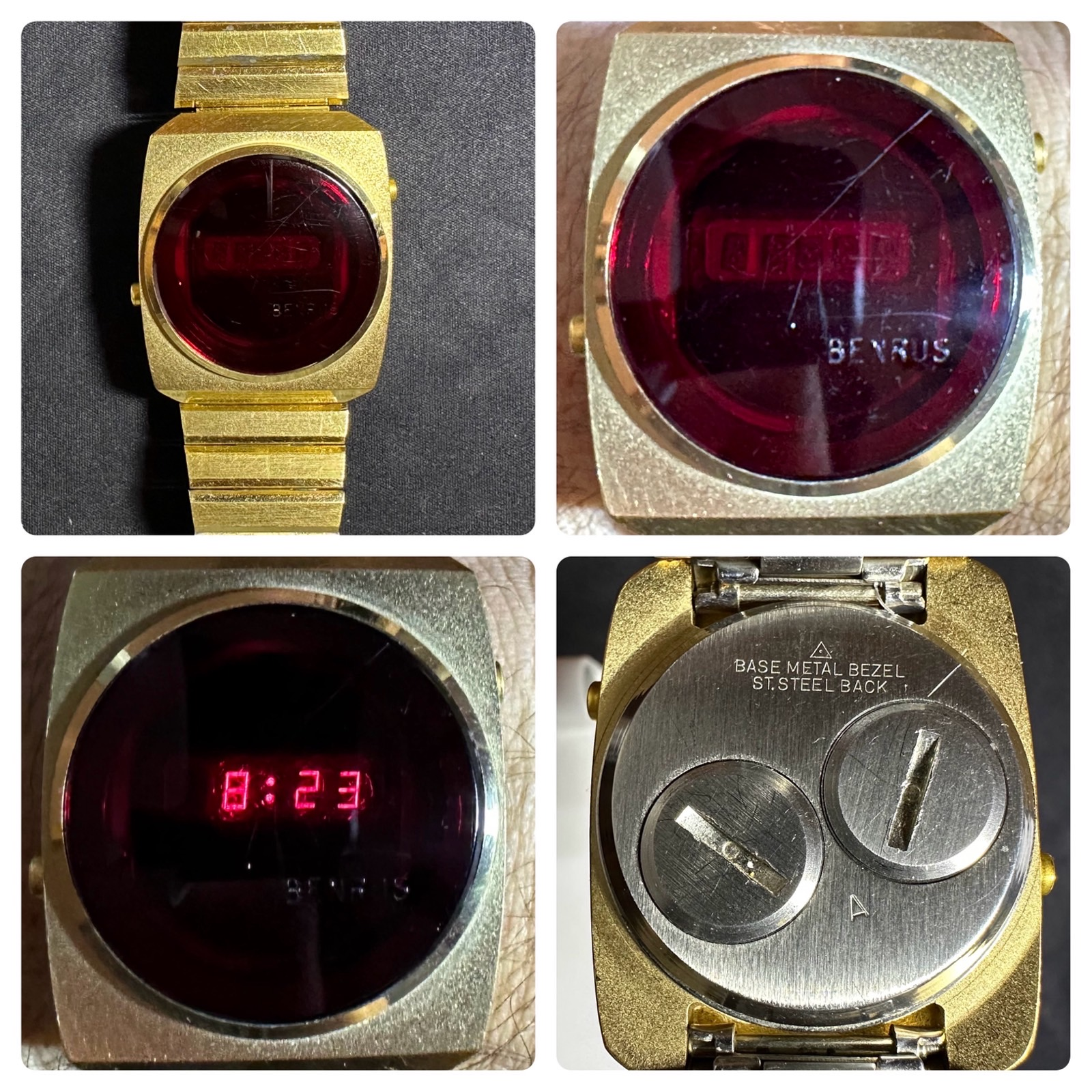 benrus led watch