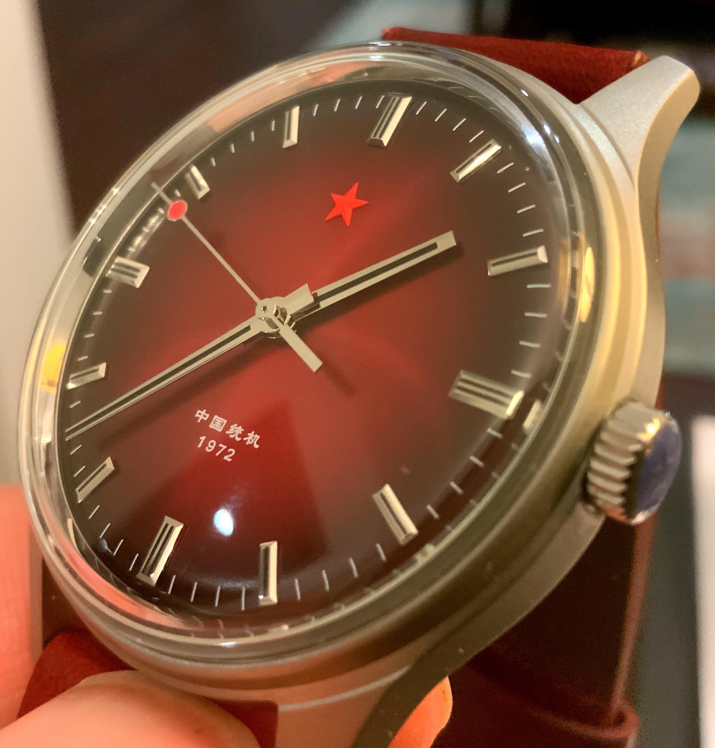 ミサンガウォッチ Red Star hand wind Tongji mechanical 8598-R | WatchCrunch