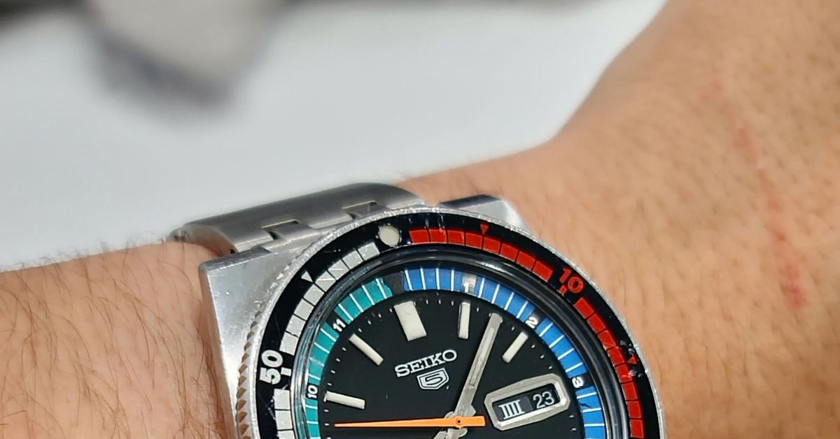 Guarnizione Lunetta Originale Vintage Per Seiko 6119-6050 6119-6053 Regata Diver