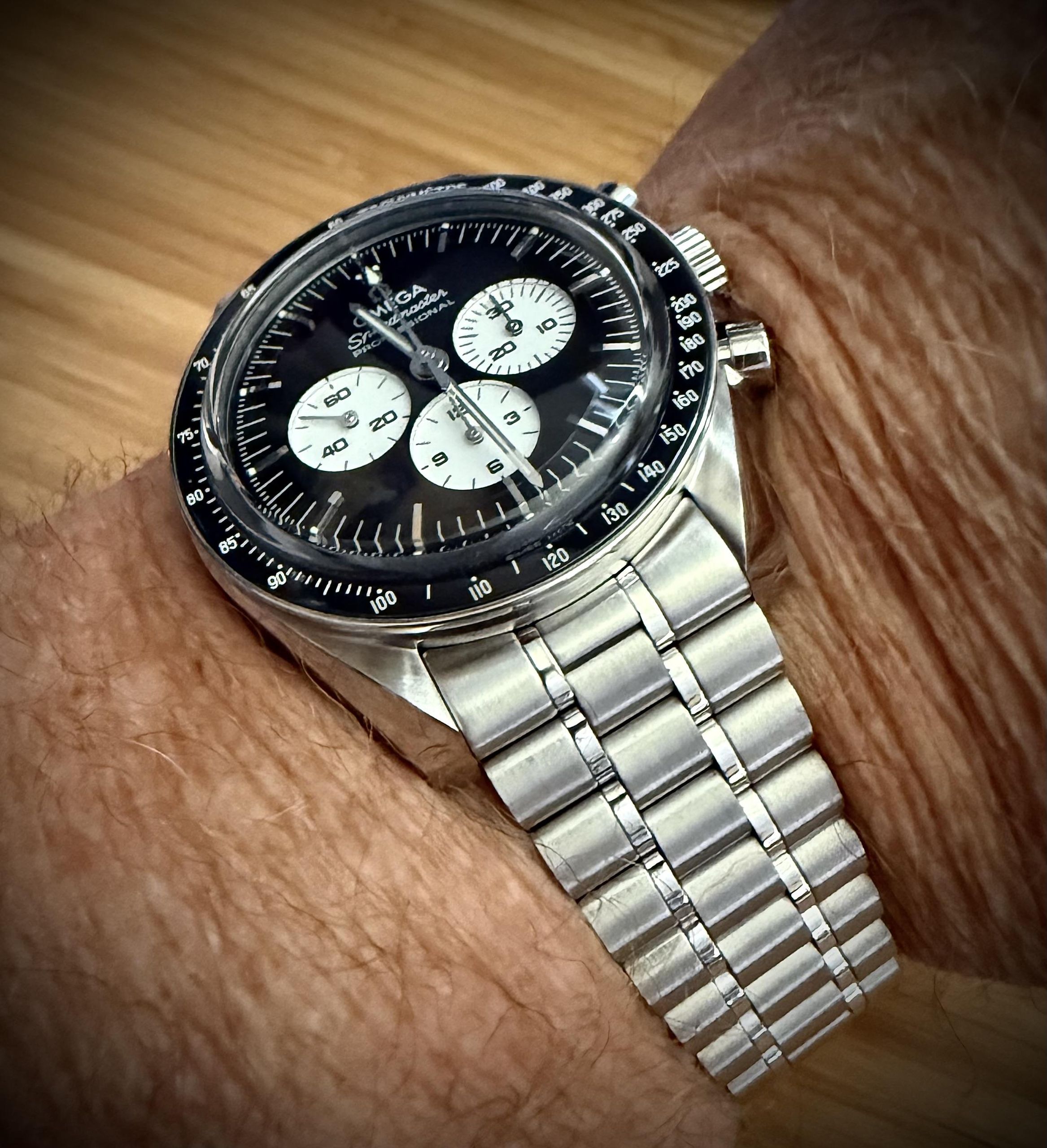 New Reverse Panda Speedmaster Has Landed! | WatchCrunch