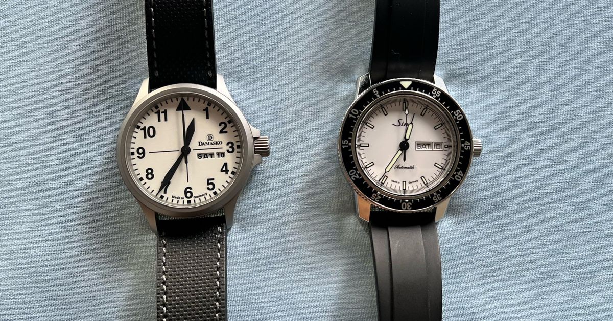 テルコ Damasko Chronograph Watch DC58 Swiss Valjoux 7750 with 12-hour