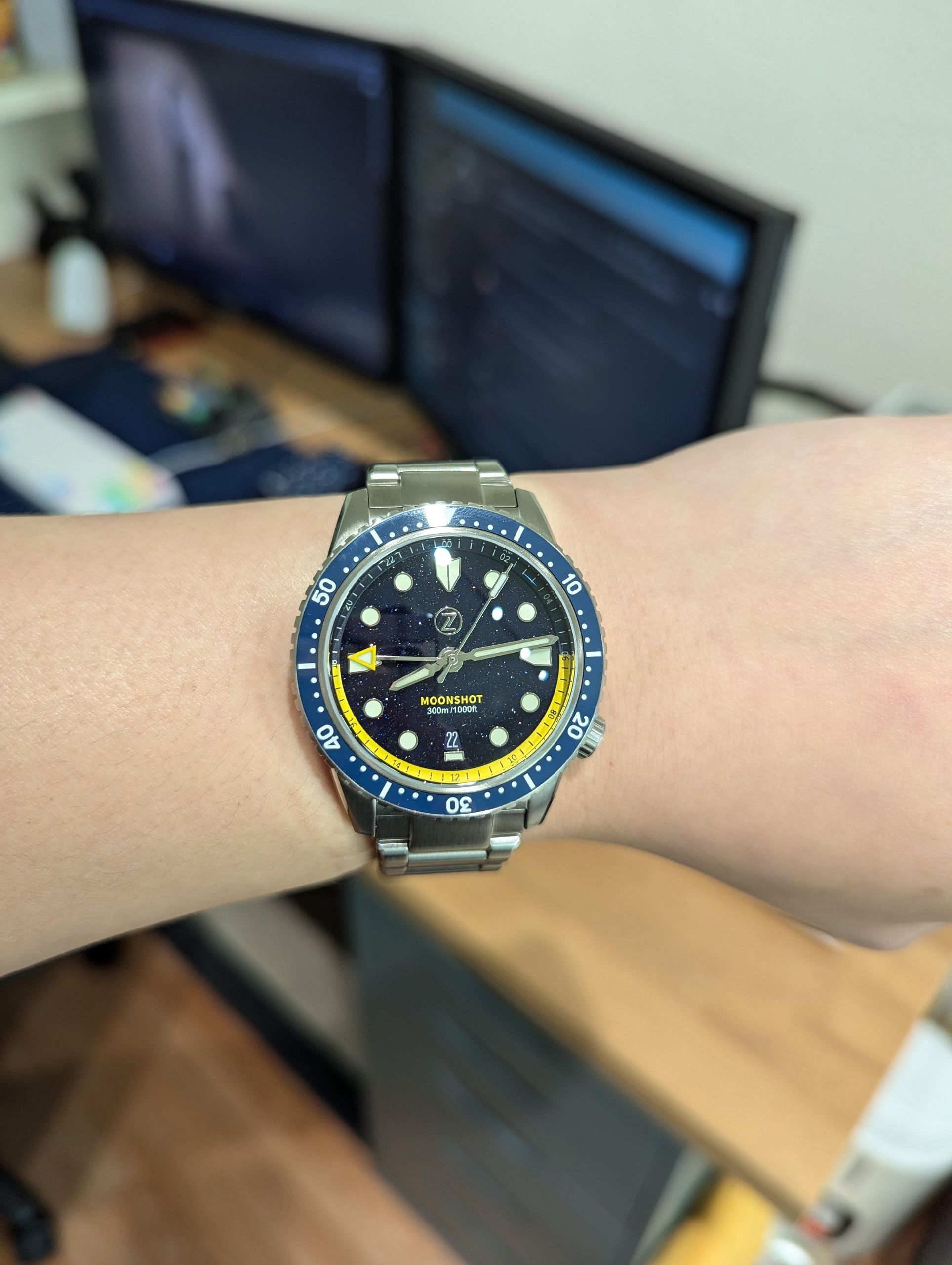 Zelos Mako GMT v2 'Moonshot' (Watches@ Edition) | WatchCrunch