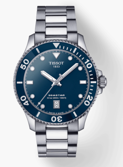 New Tissot Seastar 40mm Quartz | WatchCrunch