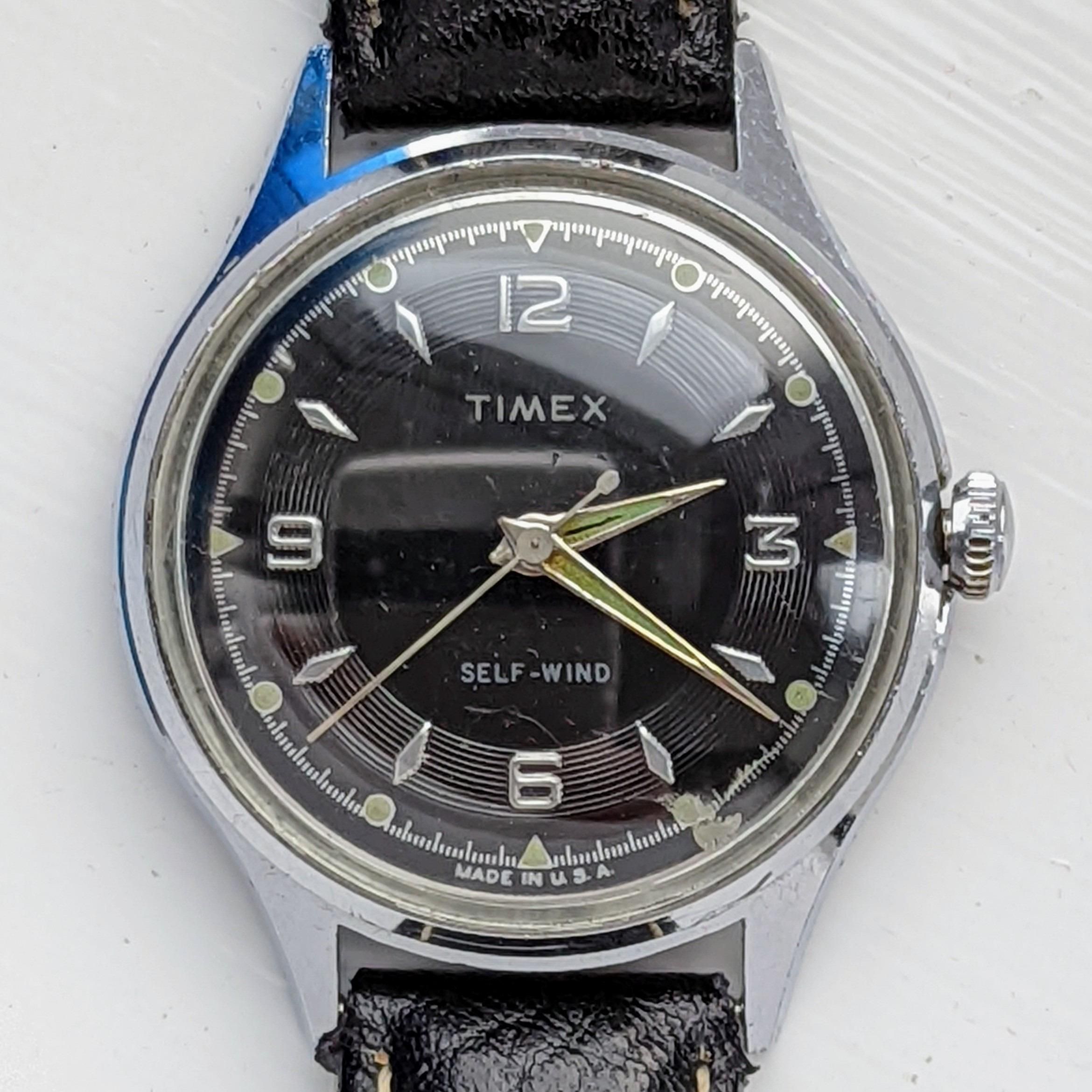 TIMEX Viscount SELF-WIND 1959 美品 Timex Viscount Self Wind Watch [1950's] | Vintage Timex Watches