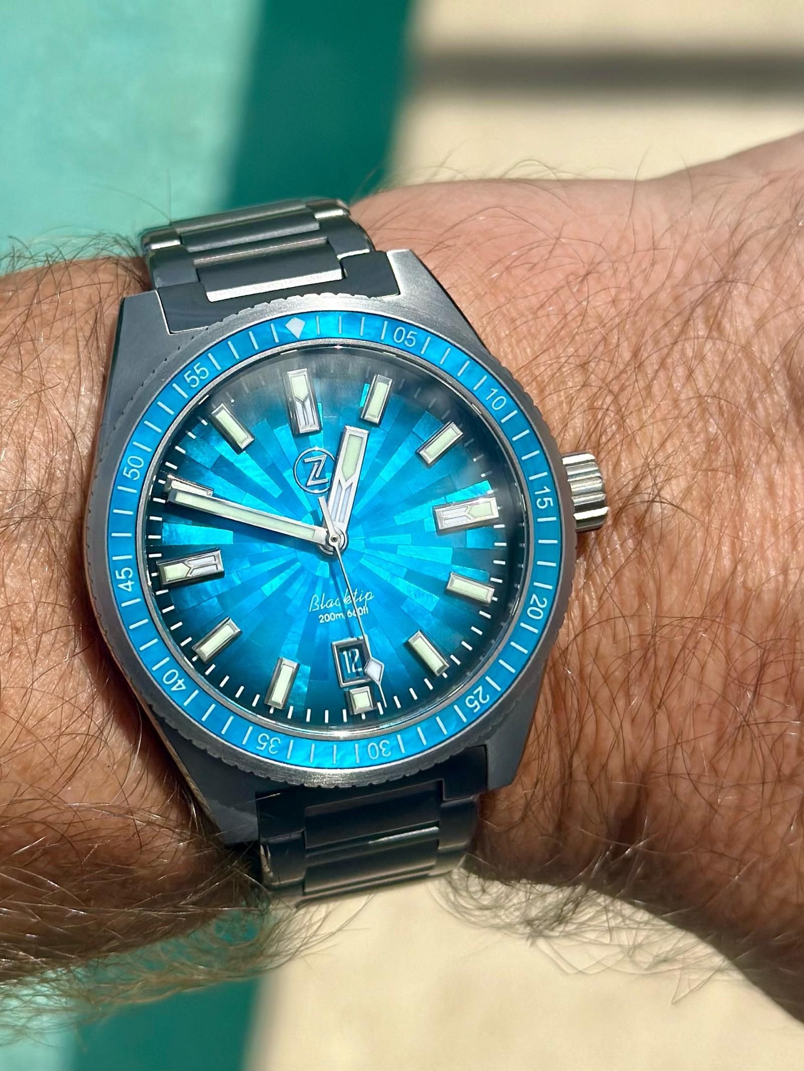 Zelos Blacktip Ti Mosaic MOP | WatchCrunch