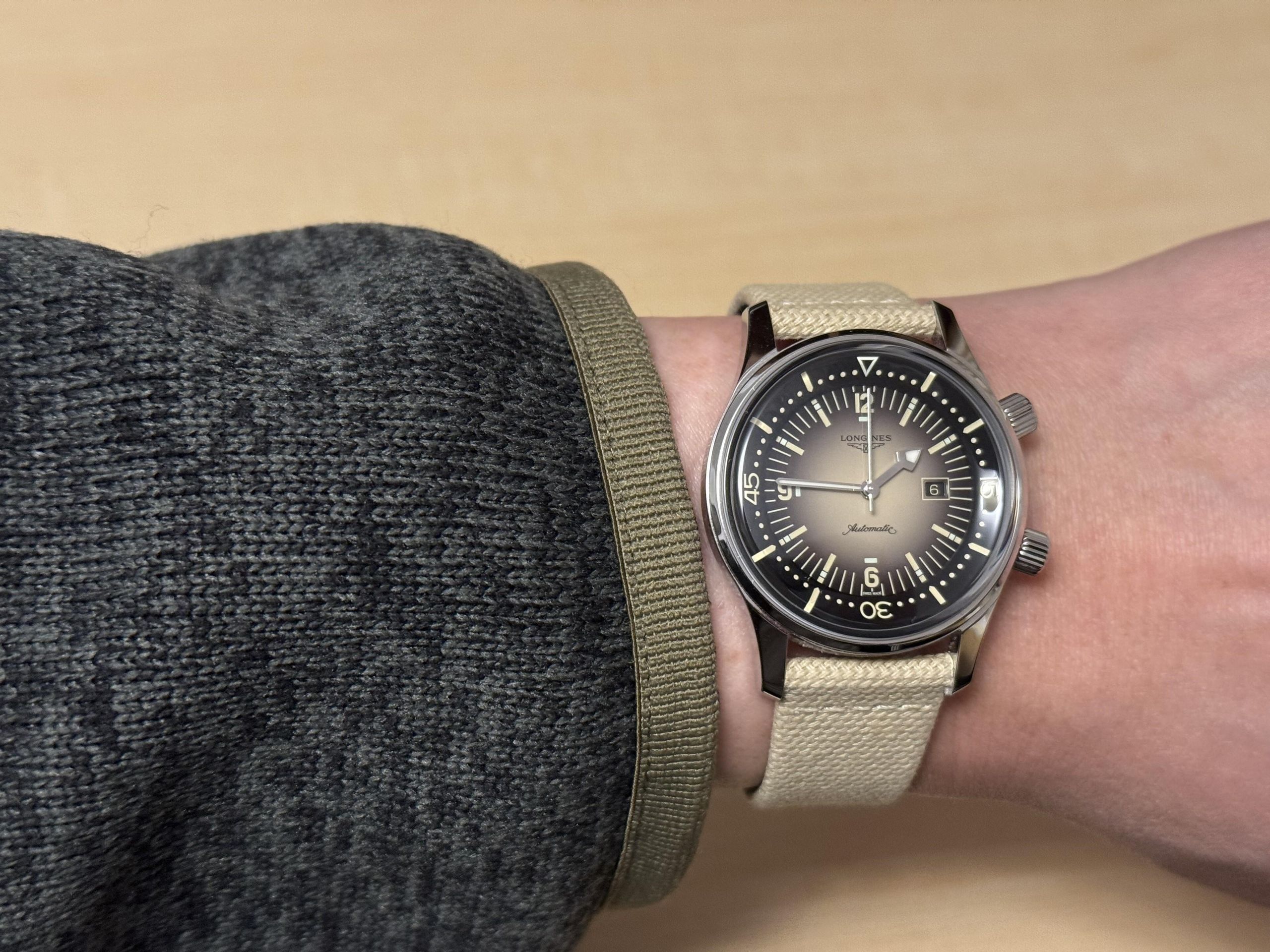 The Versatile 36mm Longines Legend Diver | WatchCrunch