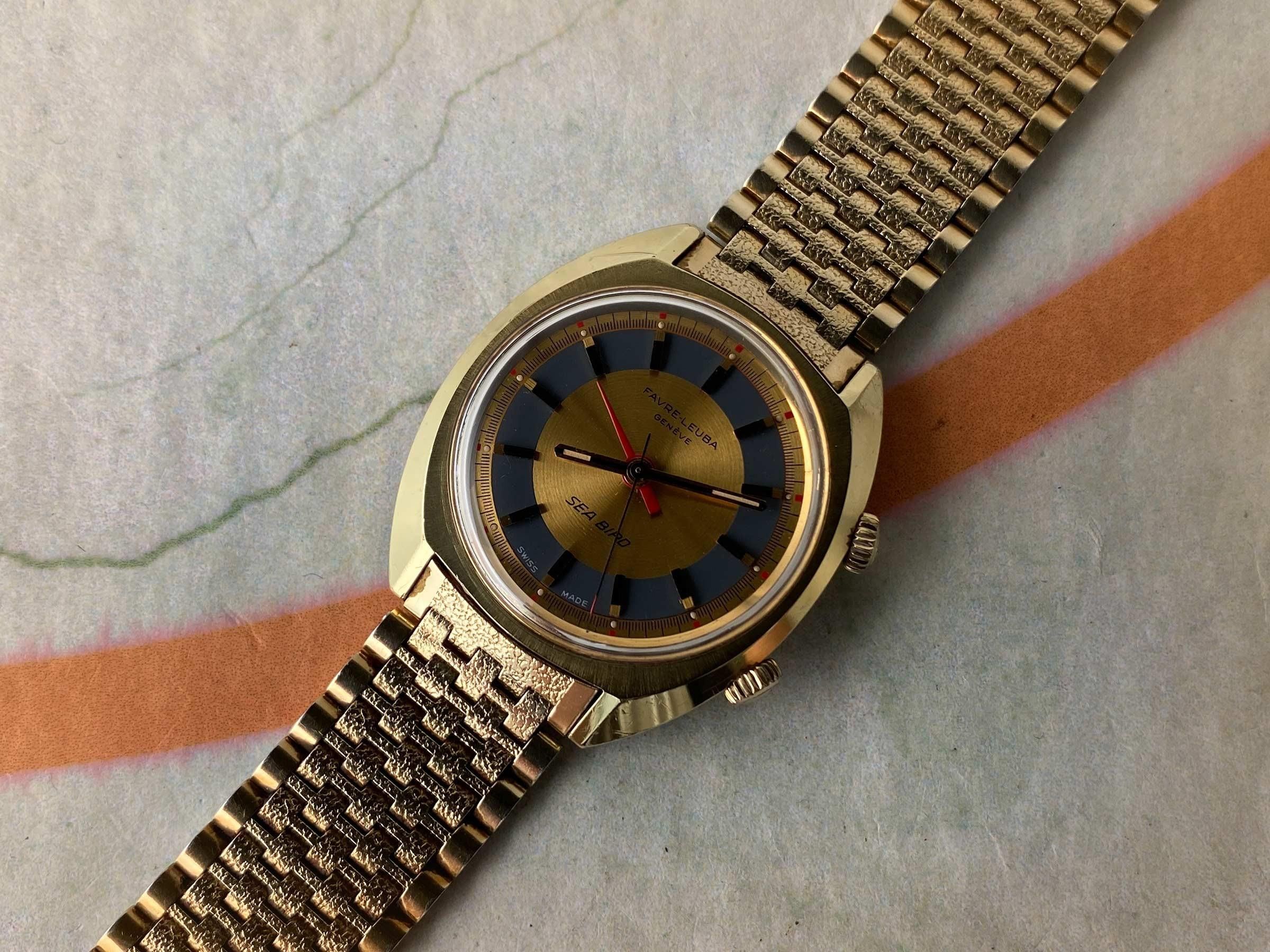 Vintage Favre Leuba Sandow Hand Winding 17 Jewels Cal.101