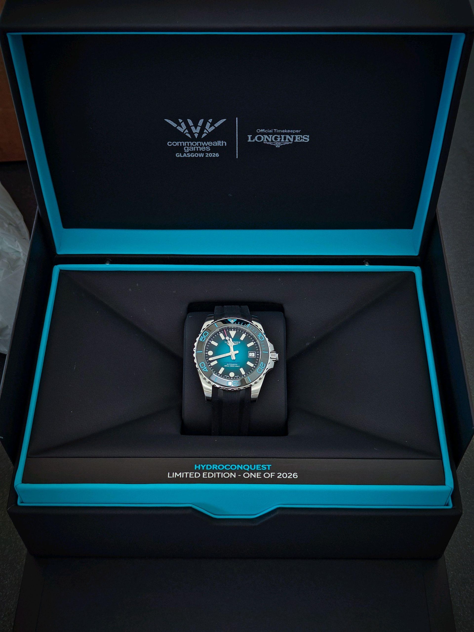 NWA: Longines Hydroconquest 39mm Glasgow Commonwealth Games 2026