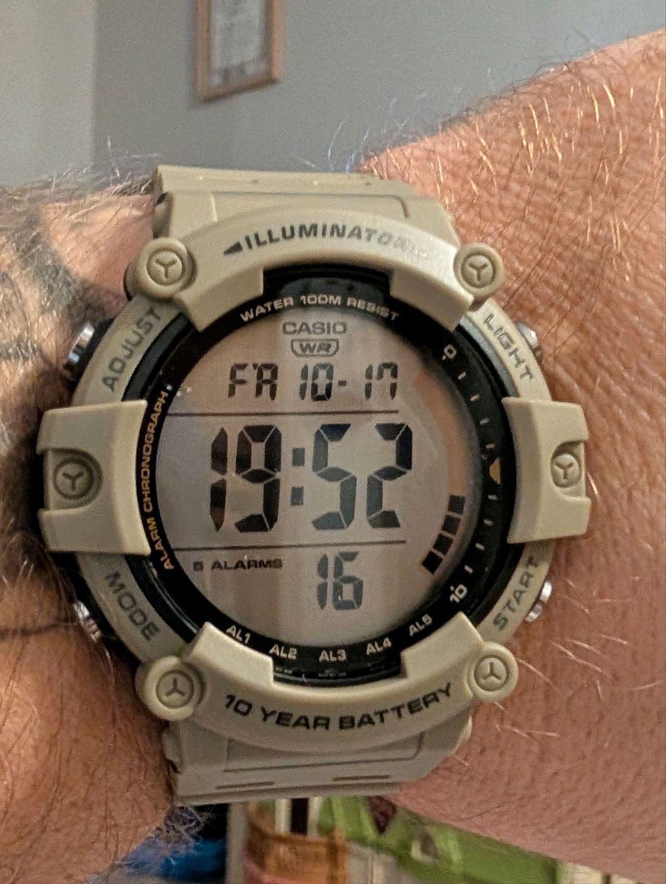 Casio Illuminator AE1500WH Series | 10-Year Battery | LED Backlight | 5 ...