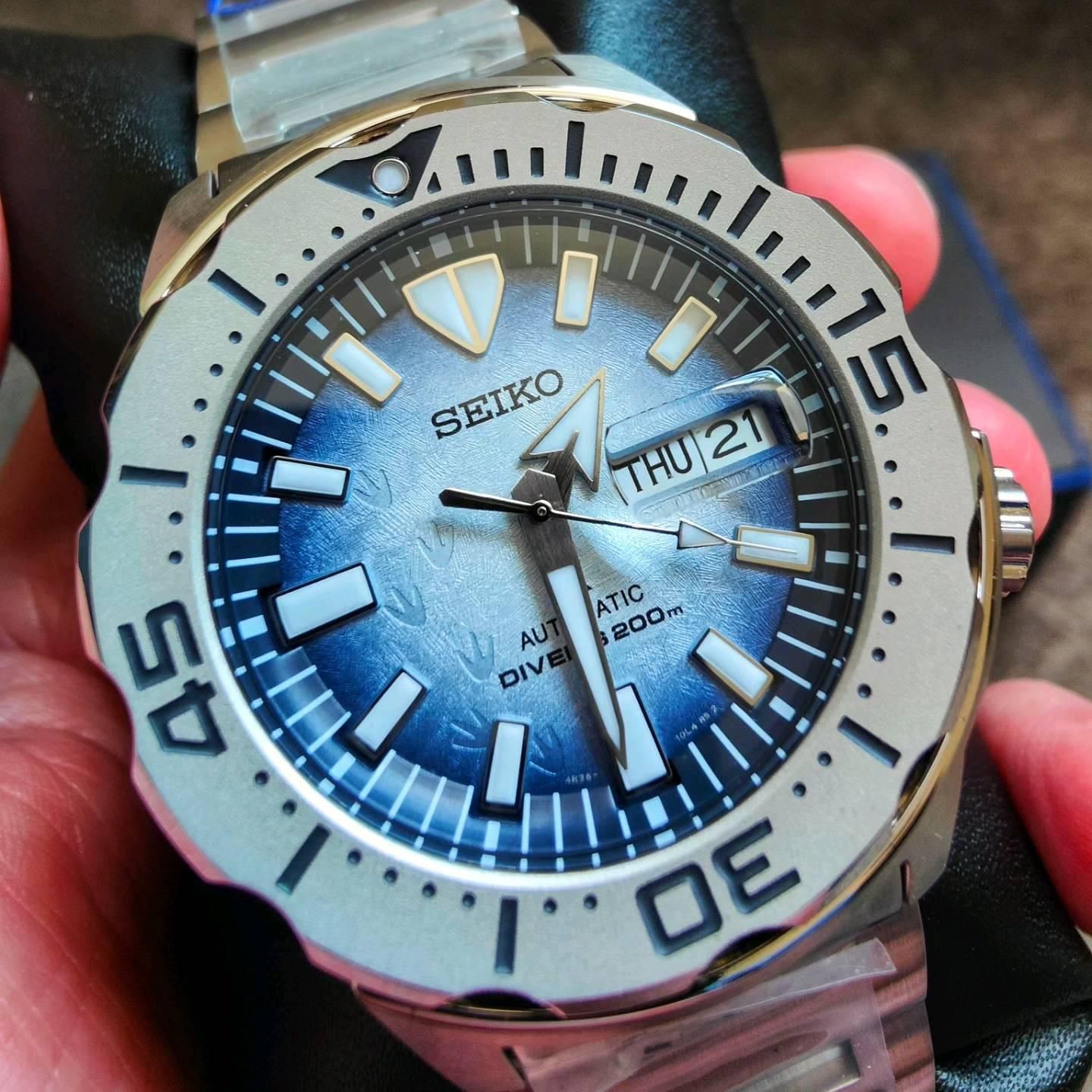 Seiko Prospex Antarctica Monster Save The Ocean | WatchCrunch