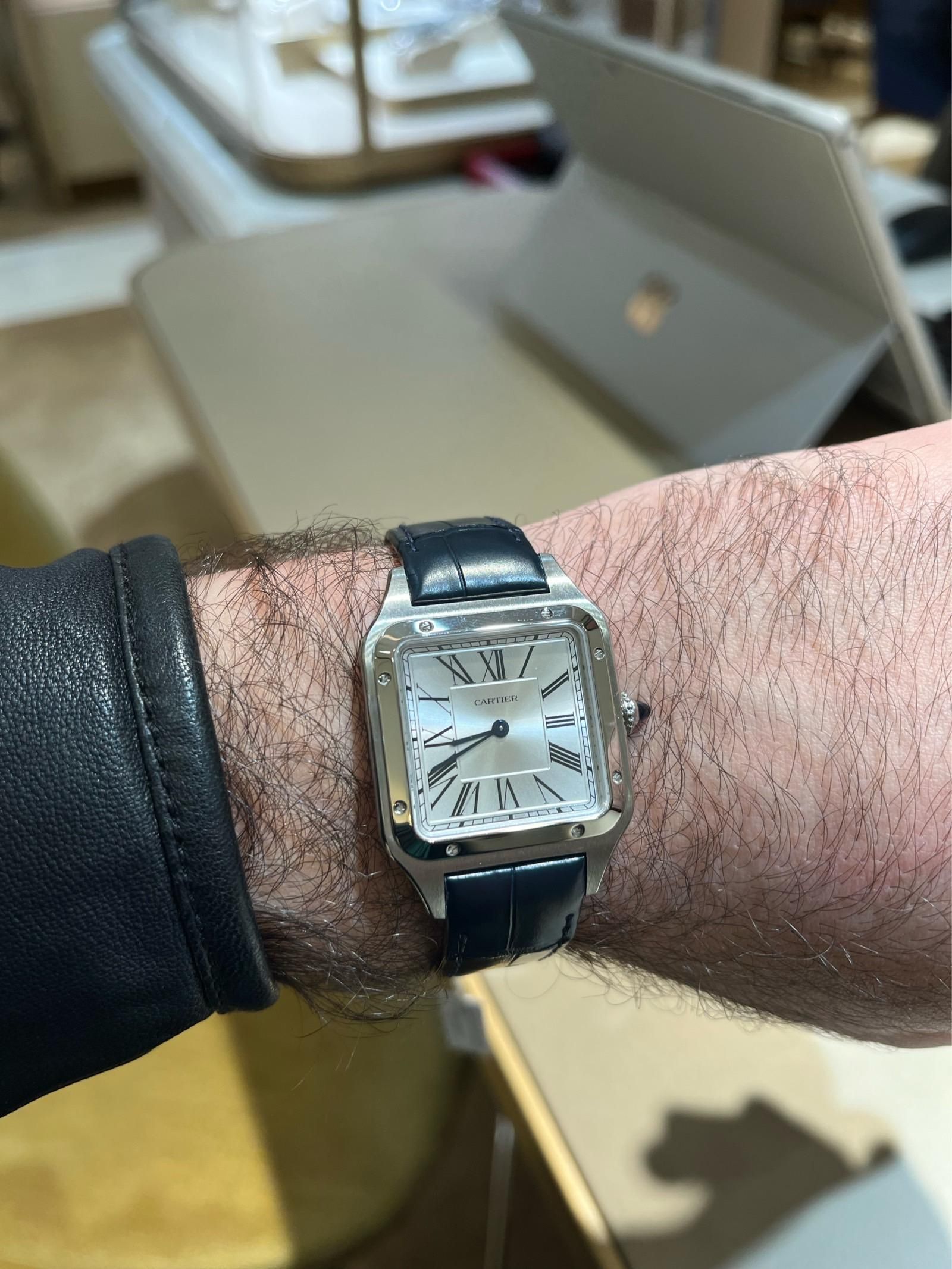 cartier santos vs tank