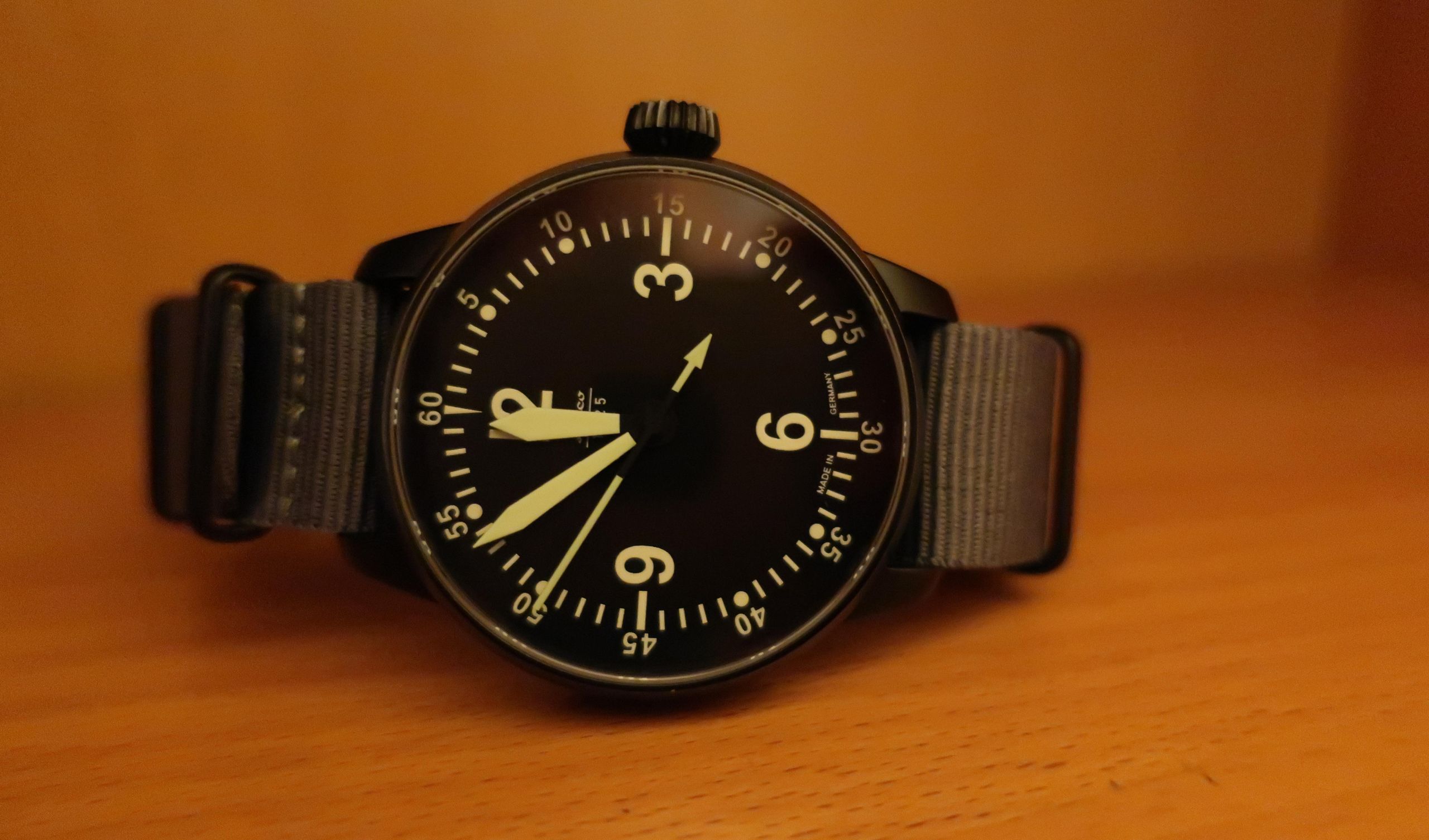 ☆LACO(ラコ)BELL X-1 自動巻 Laco Bell X-1 special model pilot watch review | WatchCrunch