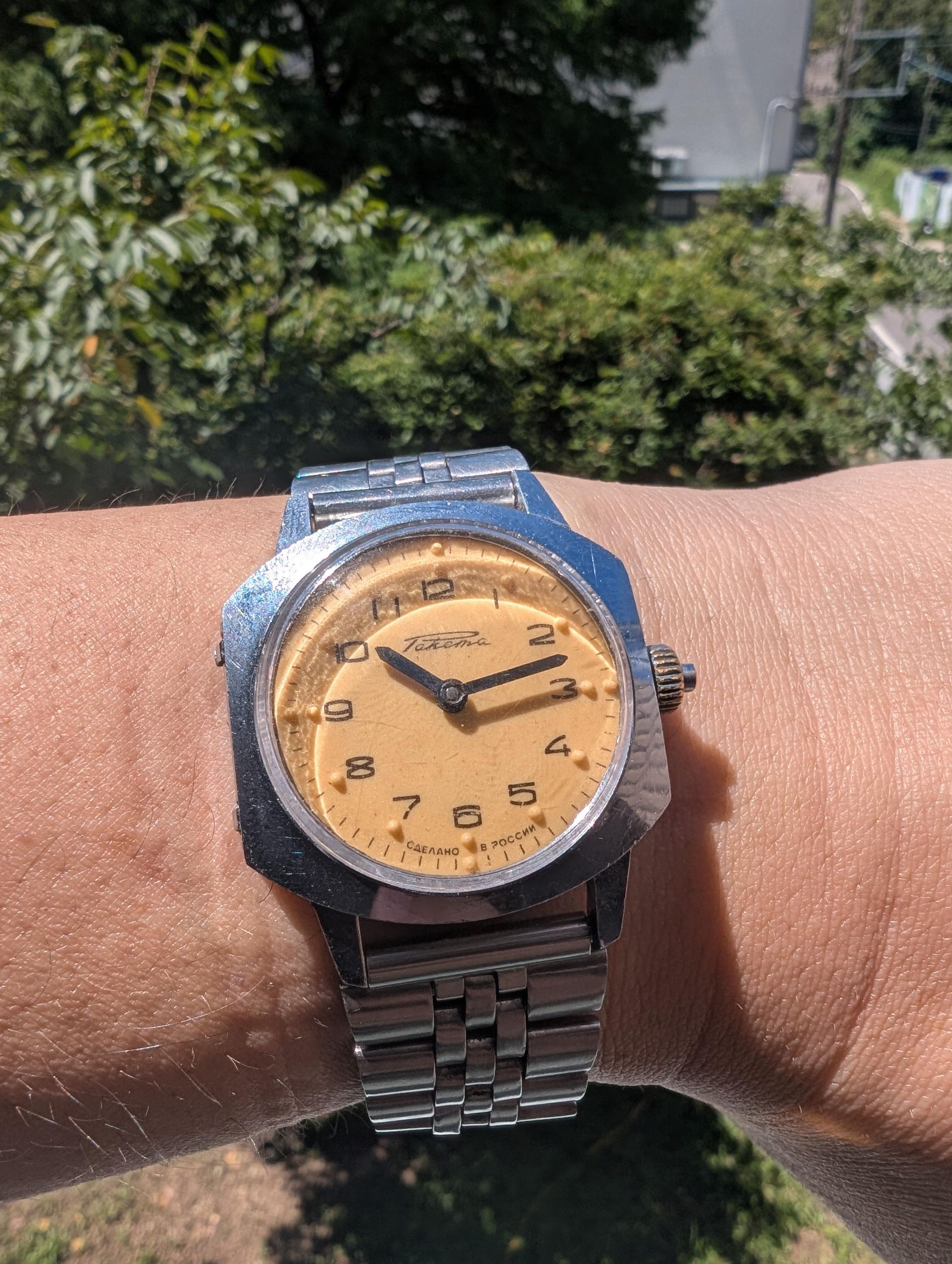 Raketa Braille Watch