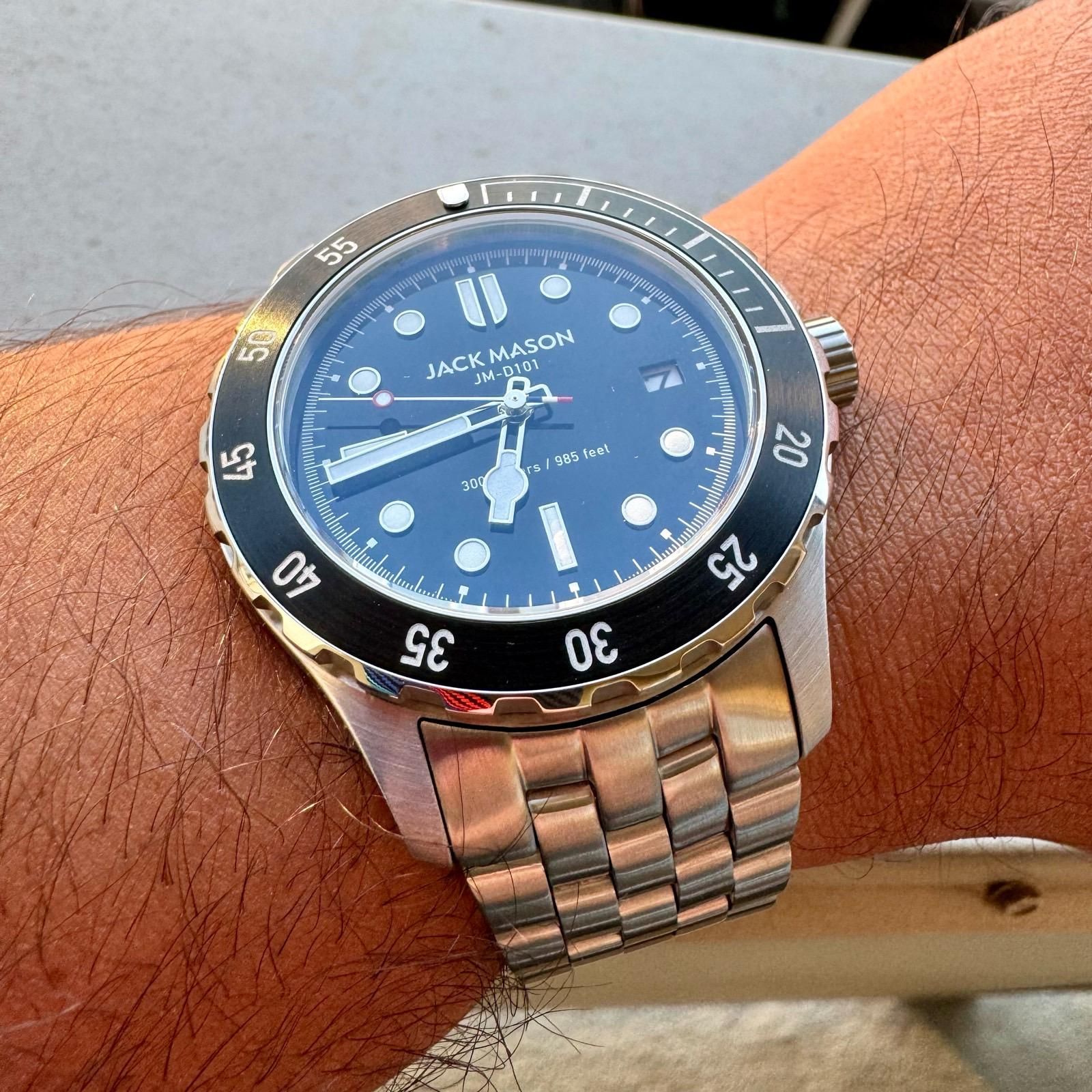JACK MASON JM-0101 ダイバーズウォッチ JACK MASON JM-0101 ダイバーズウォッチ Hydrotimer Dive Watch