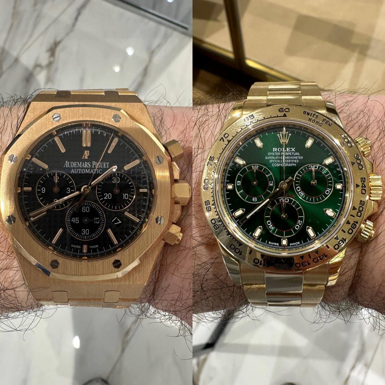 audemars piguet royal oak vs rolex daytona Odak Güvenlik ve
