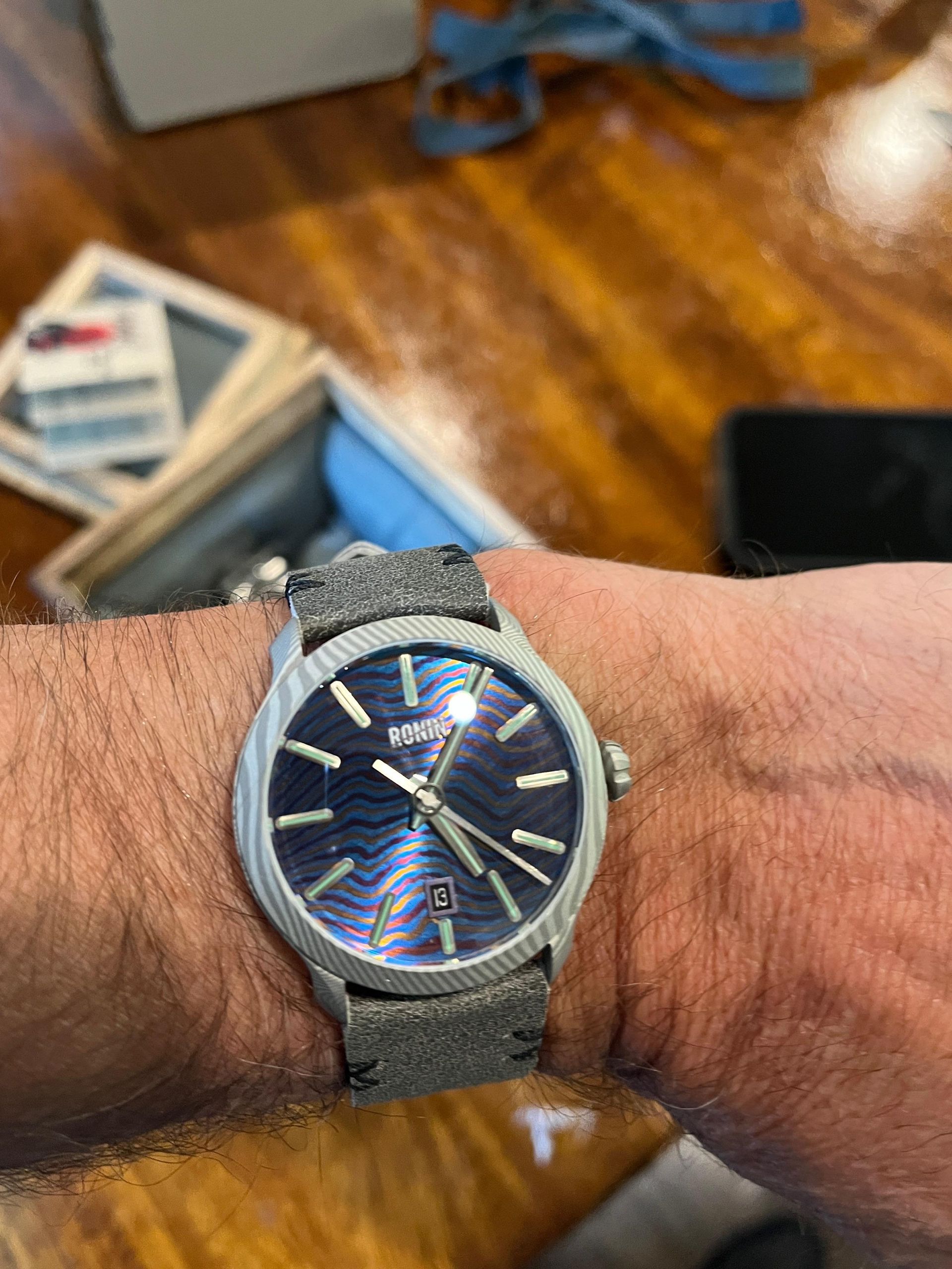 Timascus dial | WatchCrunch