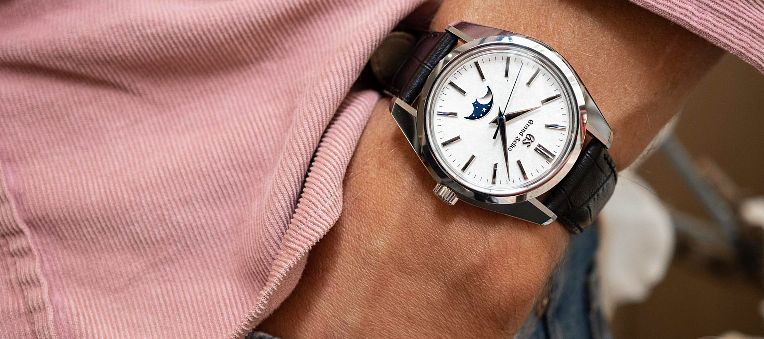 Grand Seiko releases a watch with a moon phase complication