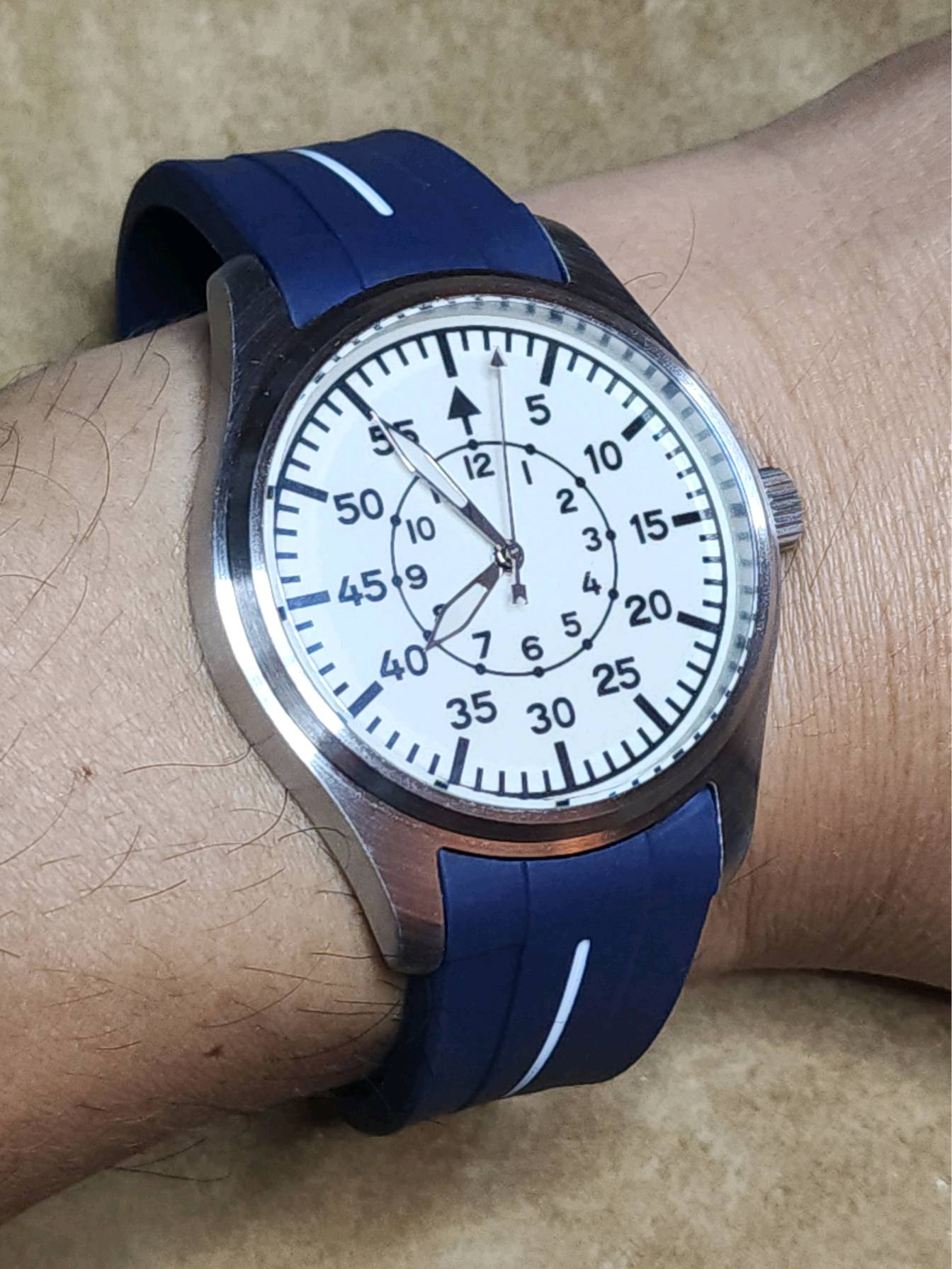 Aimimo Design Flieger Blue Lume | WatchCrunch