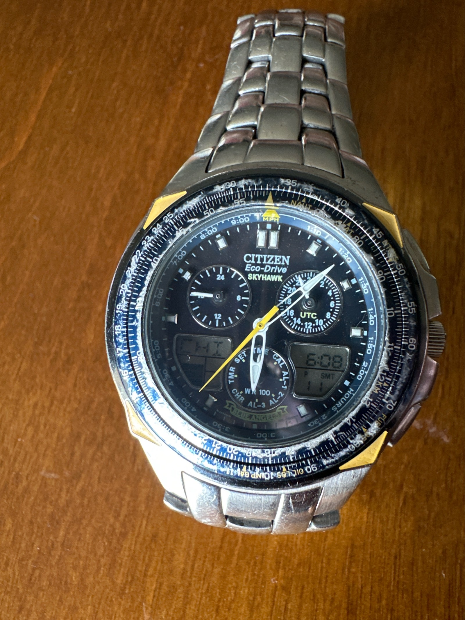 Restore or Replace? 20-Year-Old Citizen Eco Drive C651 Blue Angels