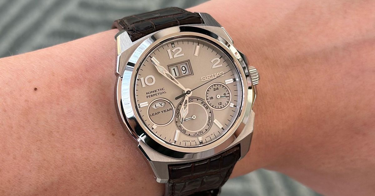超希少】SEIKO KINETIC PERPETUAL SAGV007 美品 ト石】 SEIKO セイコー 