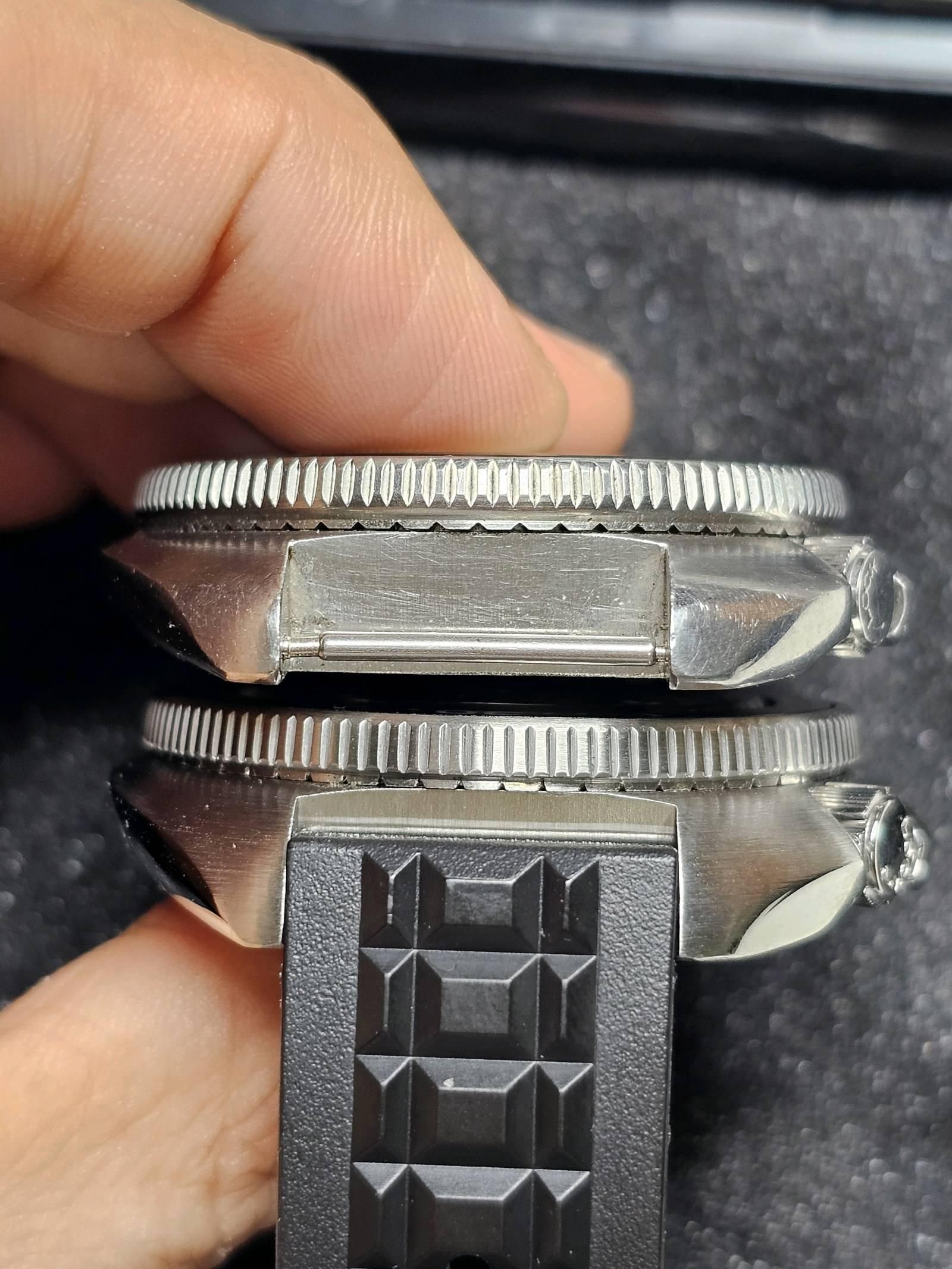 Comparison shots of seiko 6105-8110 and Rdunae r2x | WatchCrunch