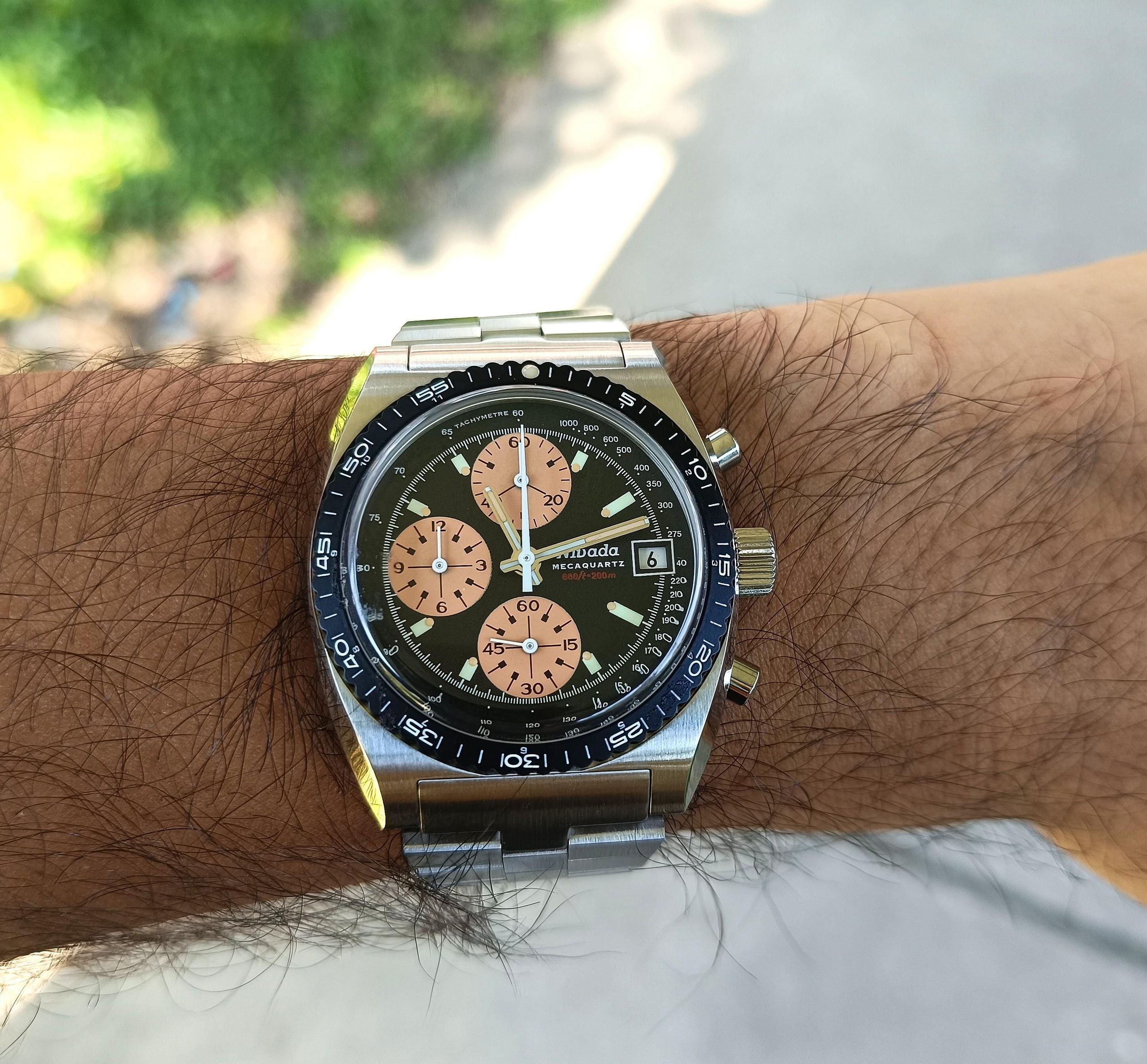 Nivada Grenchen Chronosport Mecaquartz | WatchCrunch