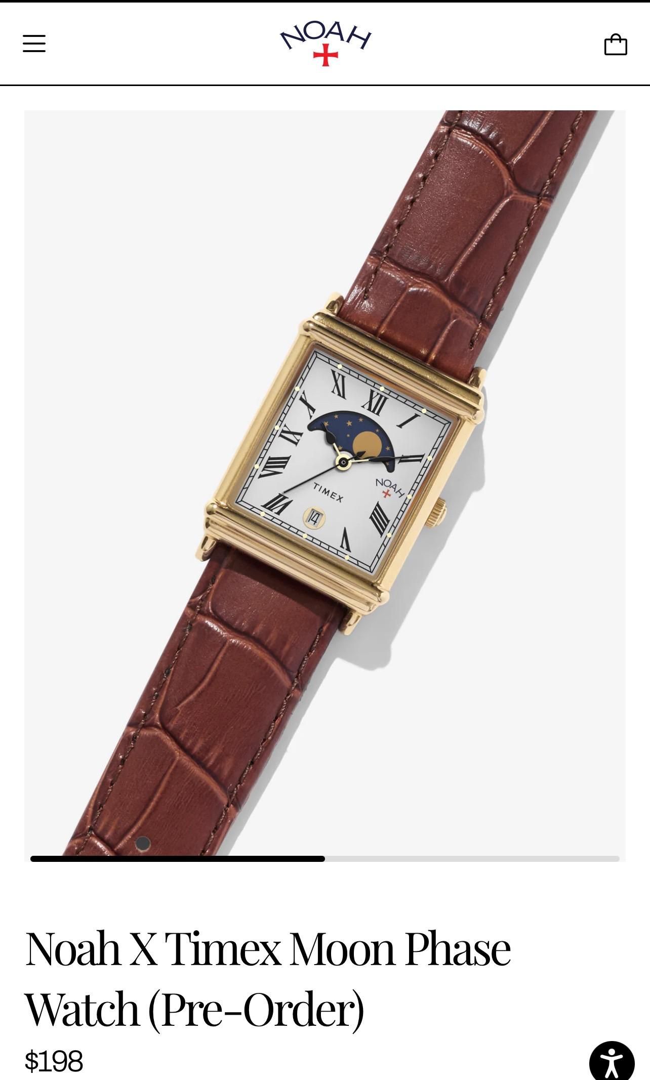 Noah x Timex Moon Phase Watch (Pre-order) - Noah
