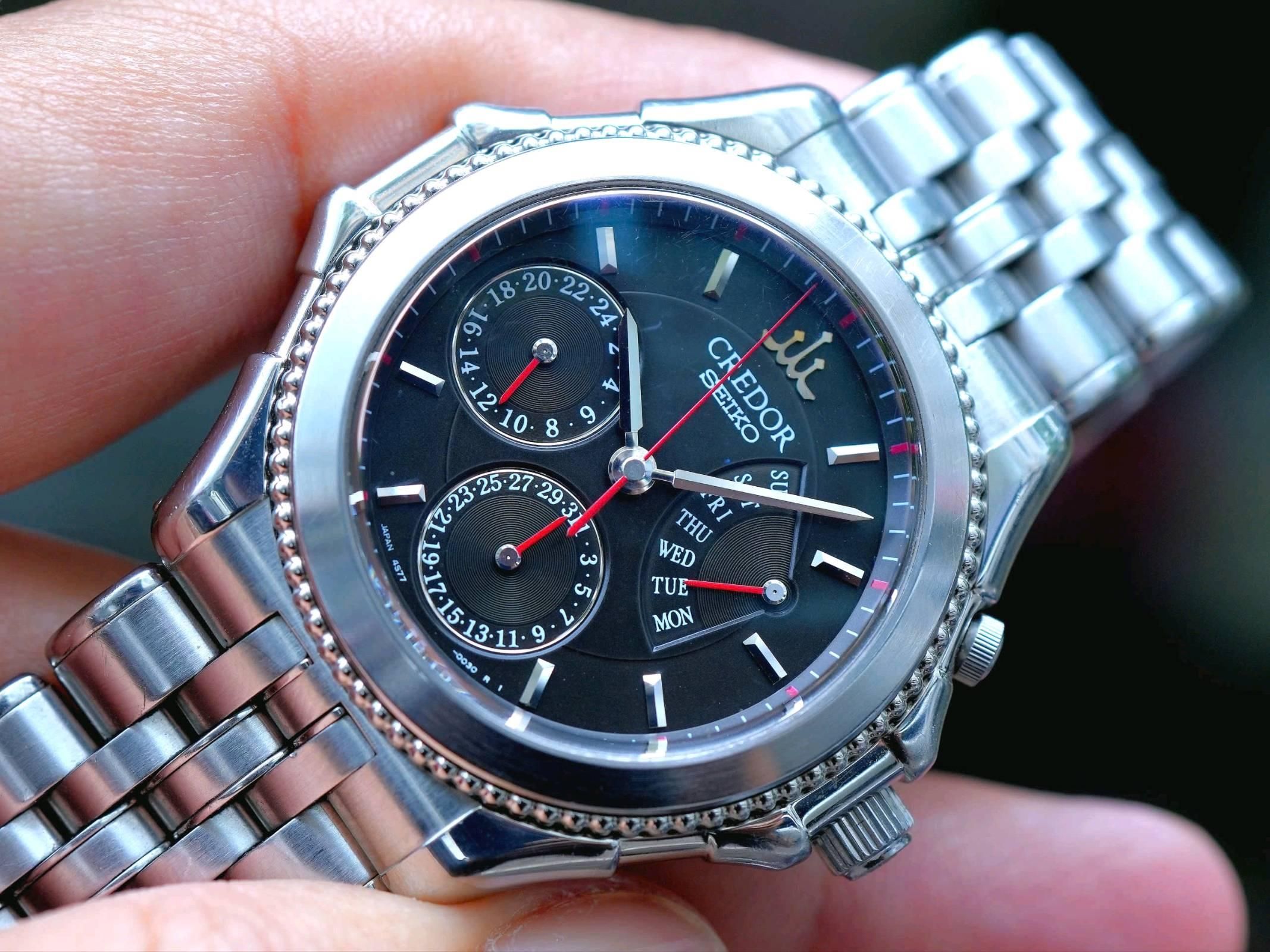 571/28 GJ70219 SEIKO CREDOR Aqua 4J81-0AE0 セイコー クレドール 