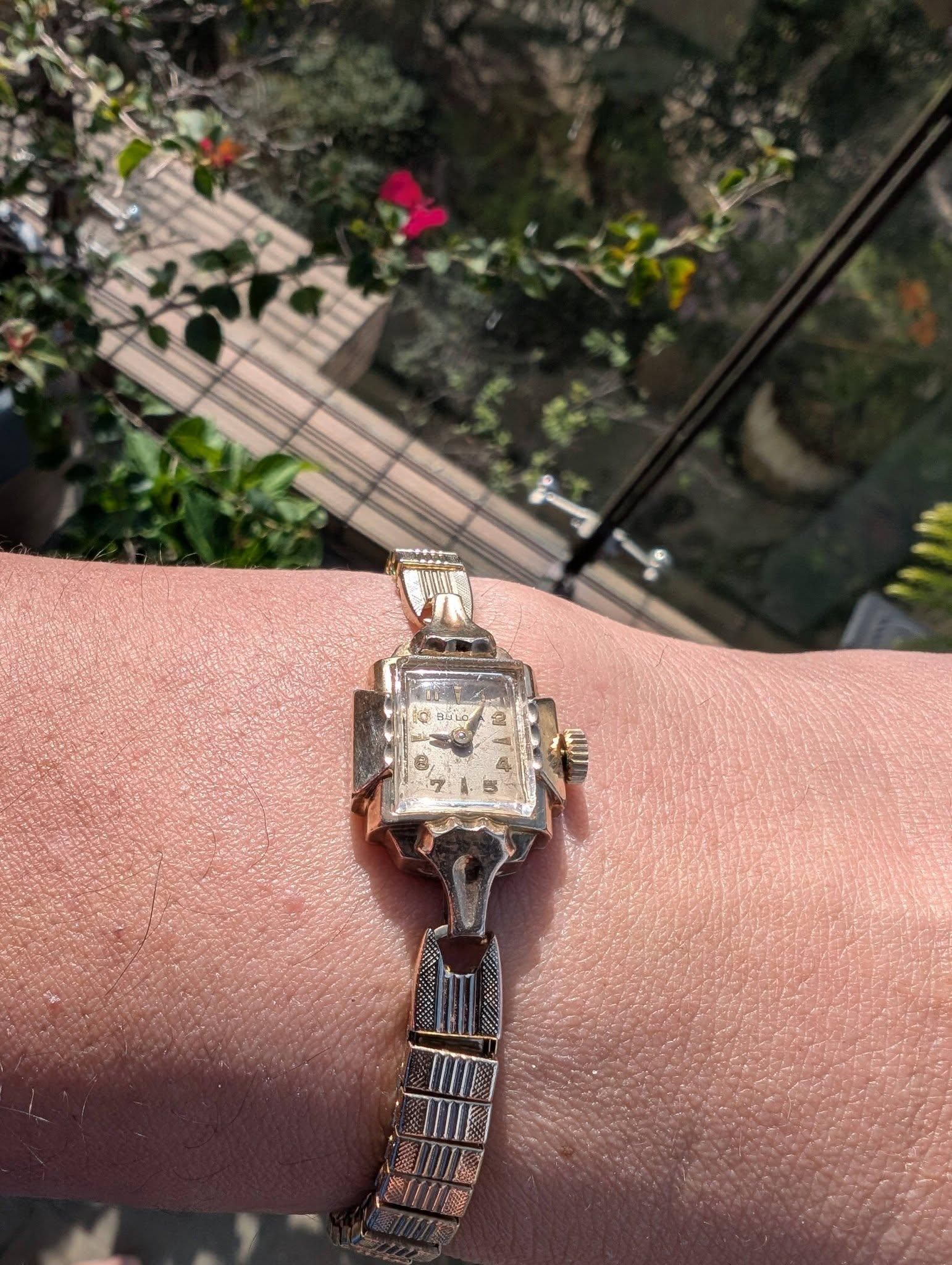 Bulova Art Deco B6O 10kt GRP