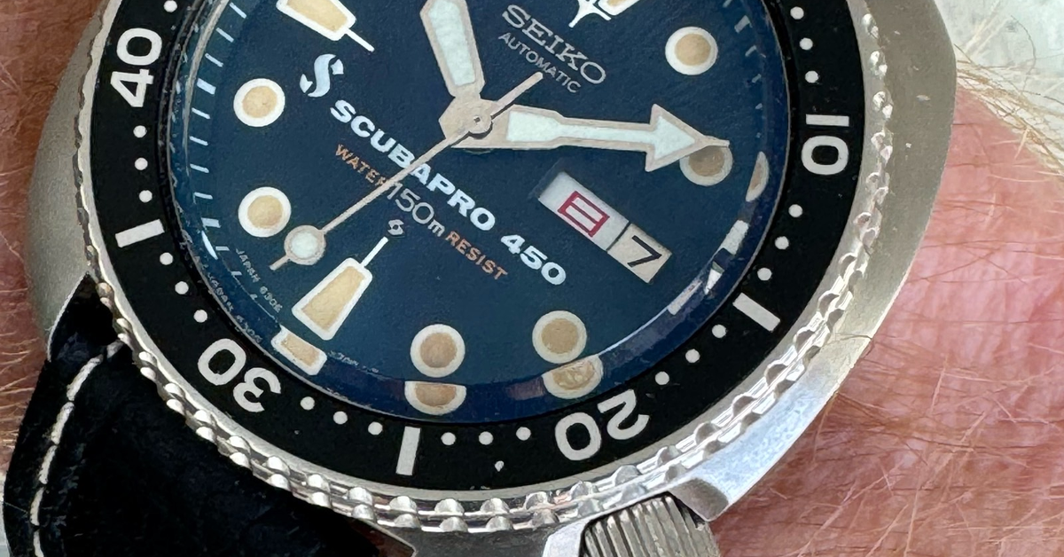 Vintage Seiko: 1978 Seiko “Scubapro 450” Turtle (6306-7001