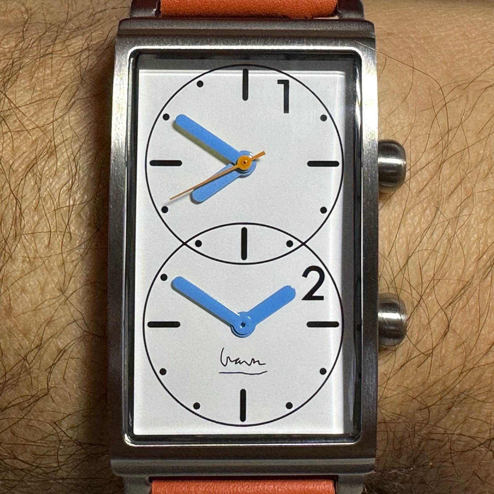 Projects Watches Grand Tour Dual Time Analog Quartz - Burnt Orange