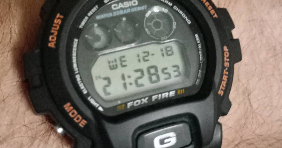 Casio G-Shock DW-6900 Fox Fire | WatchCrunch