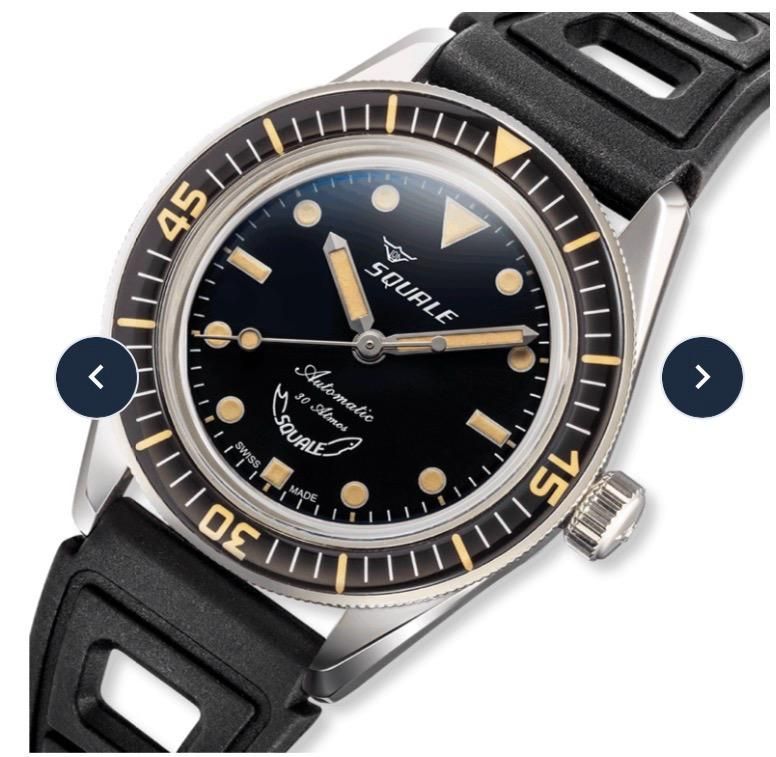 パーツ TA SQUALE 130-53T Brand new 37mm diver from Squale? | WatchCrunch