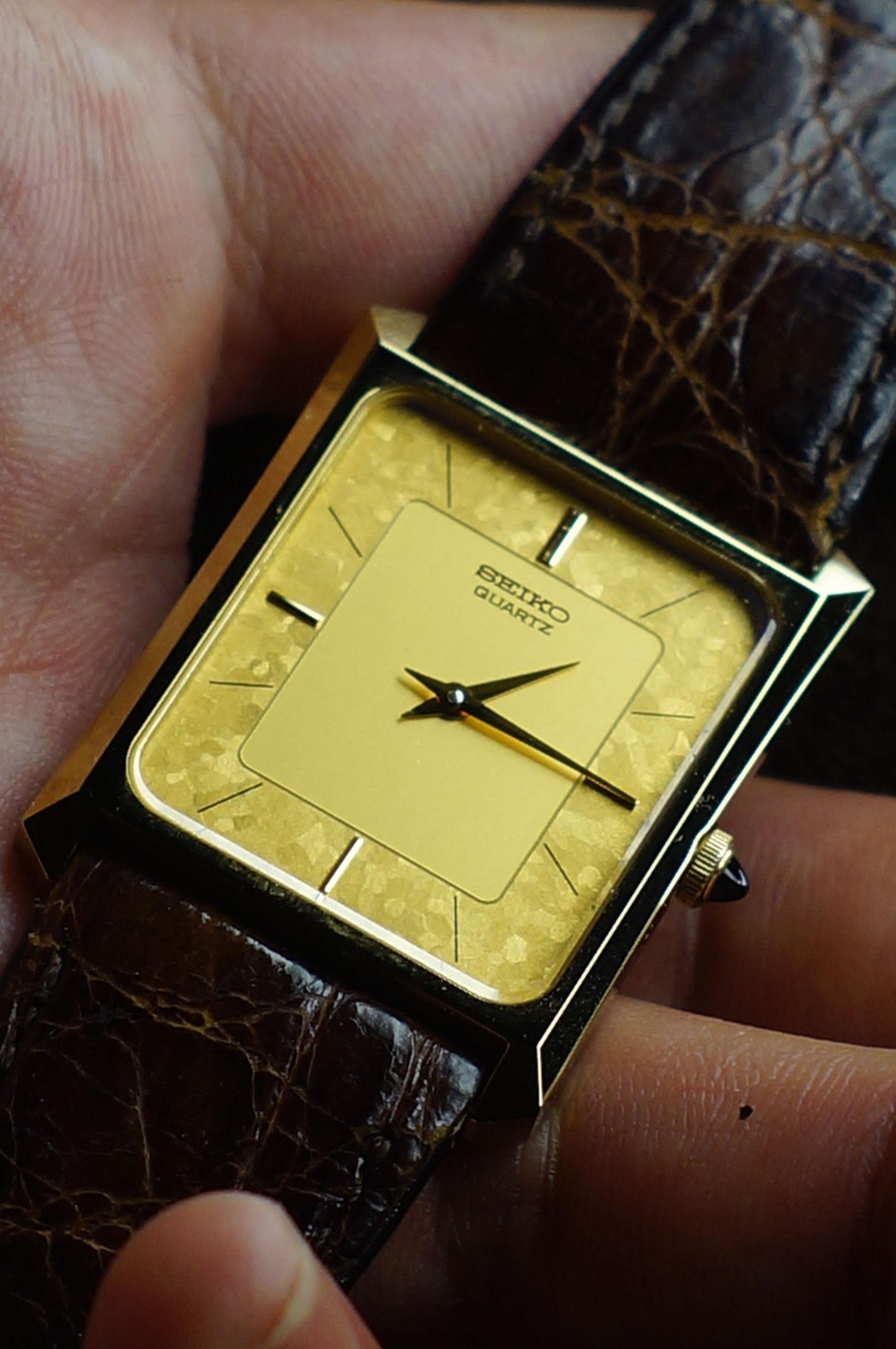 VINTAGE 1985 SEIKO QUARTZ Ref. 7430-5230 – Iconic tank-style