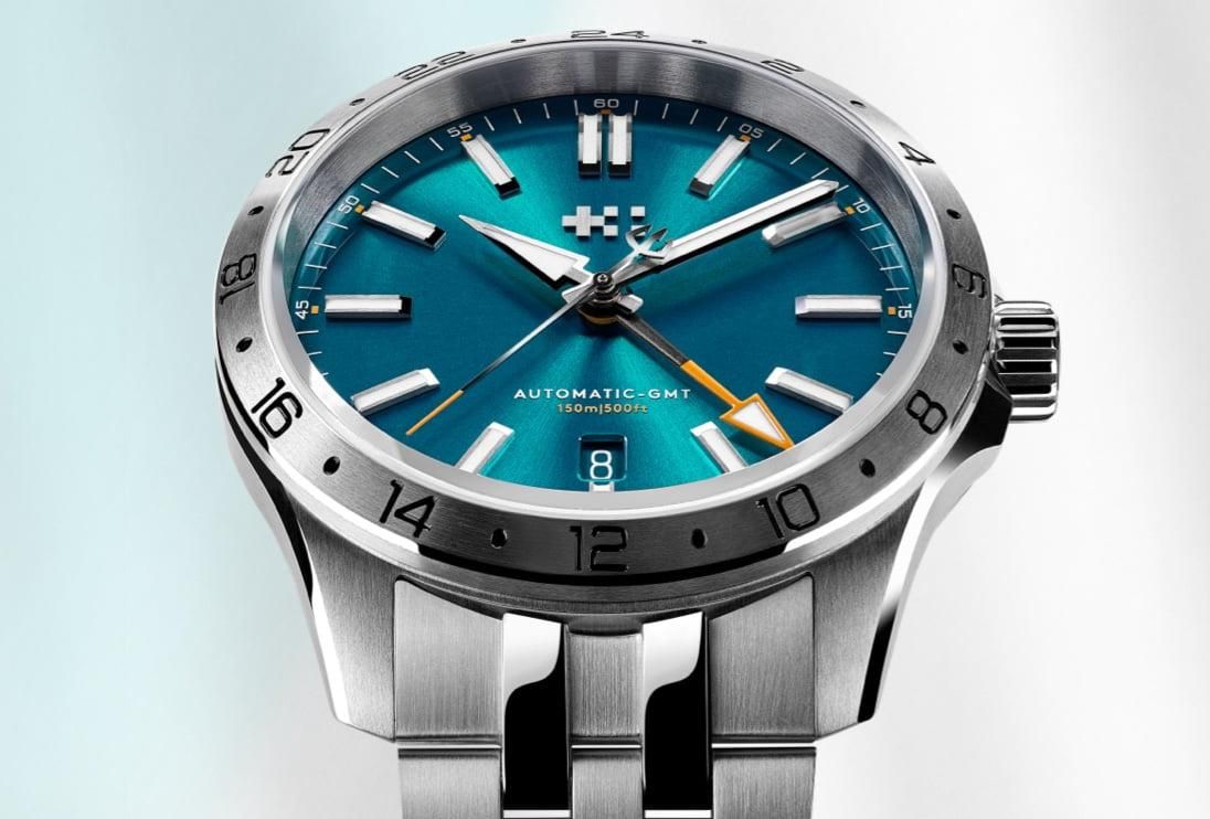 New Christopher Ward C63 Sealander GMT Dragonfly Blue | WatchCrunch
