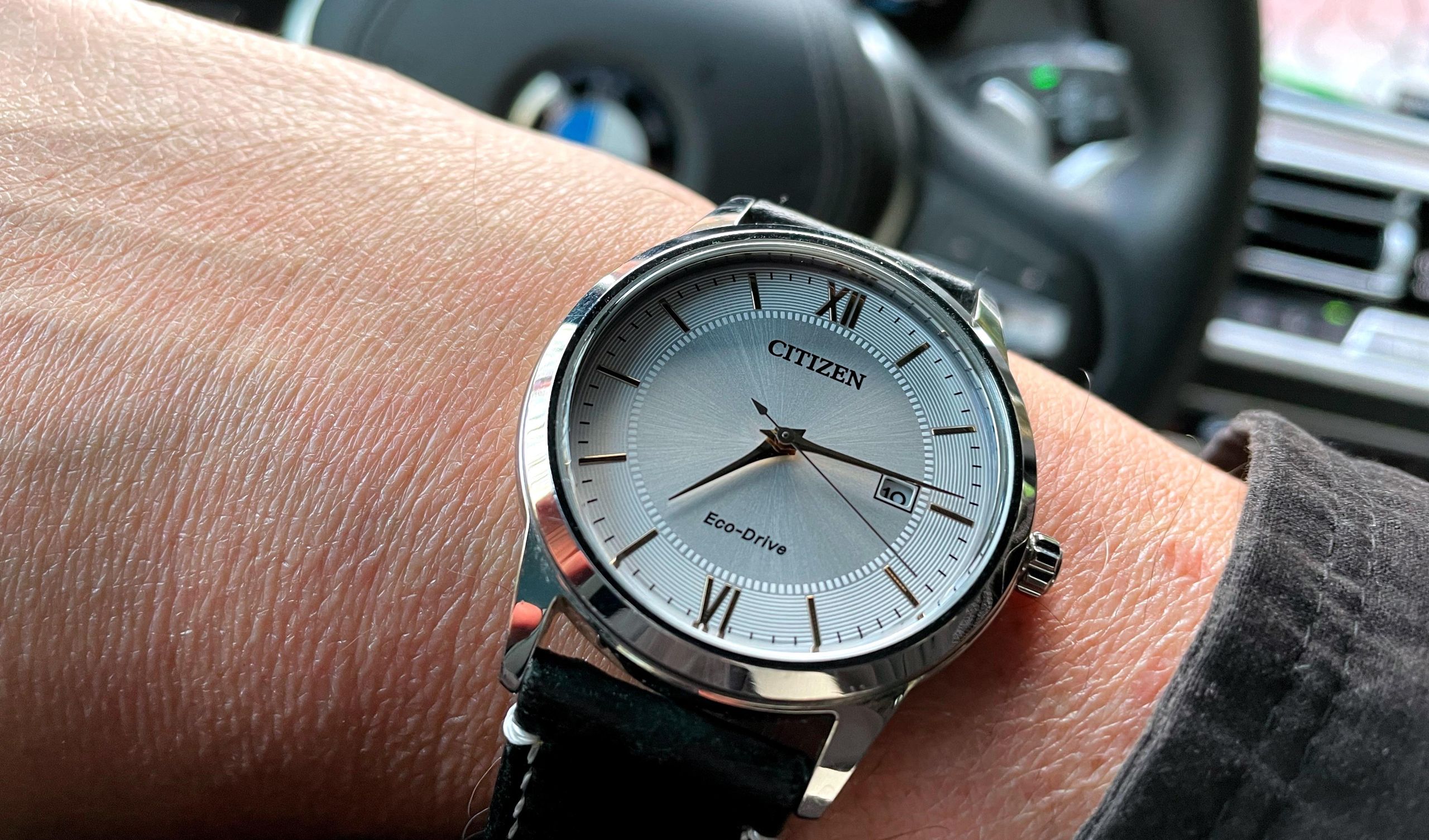 anco Corso - Men's Eco-Drive AW1236-03A Rose Gold Accents Watch | CITIZEN