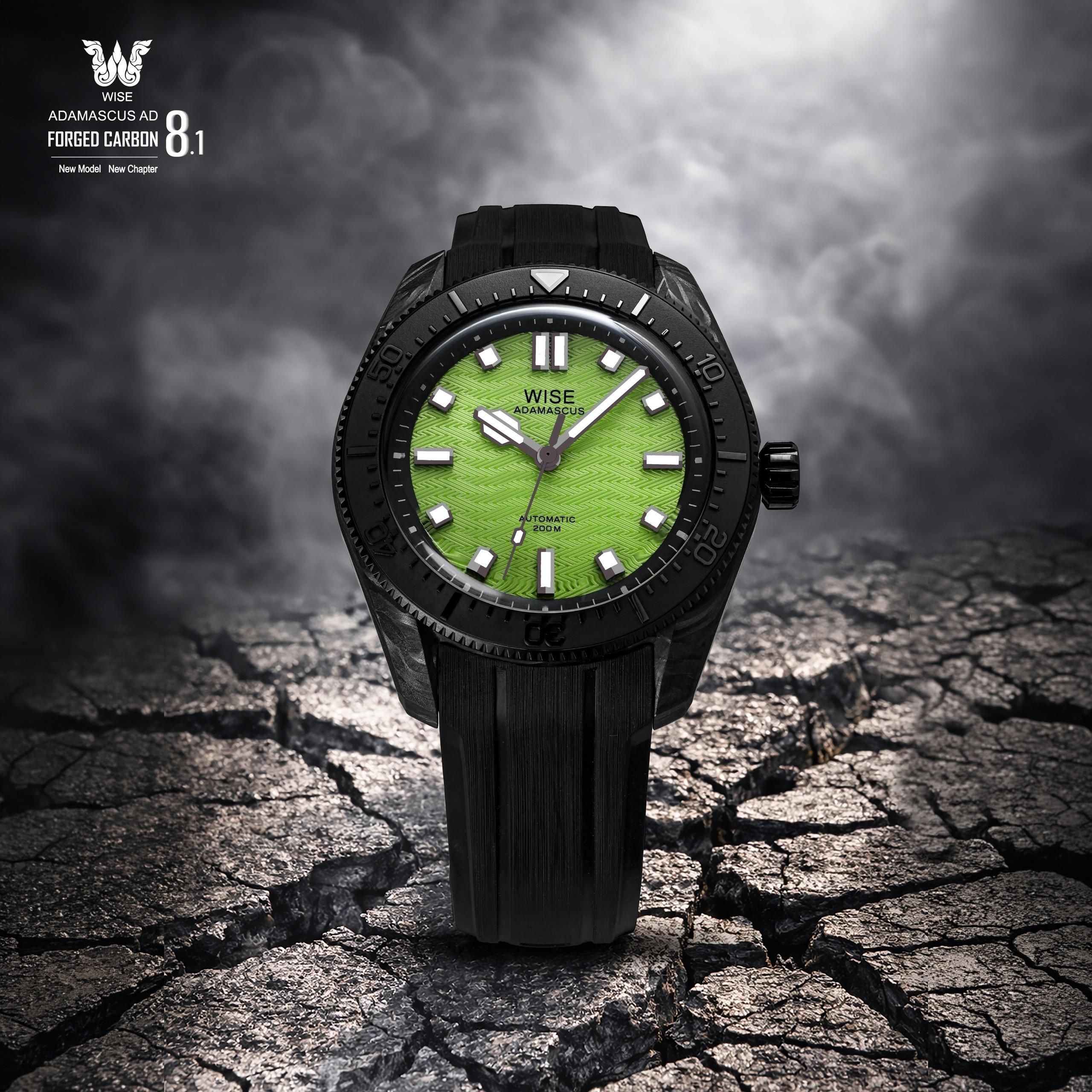 WISE Adamascus AD8.1 Forged Carbon | WatchCrunch