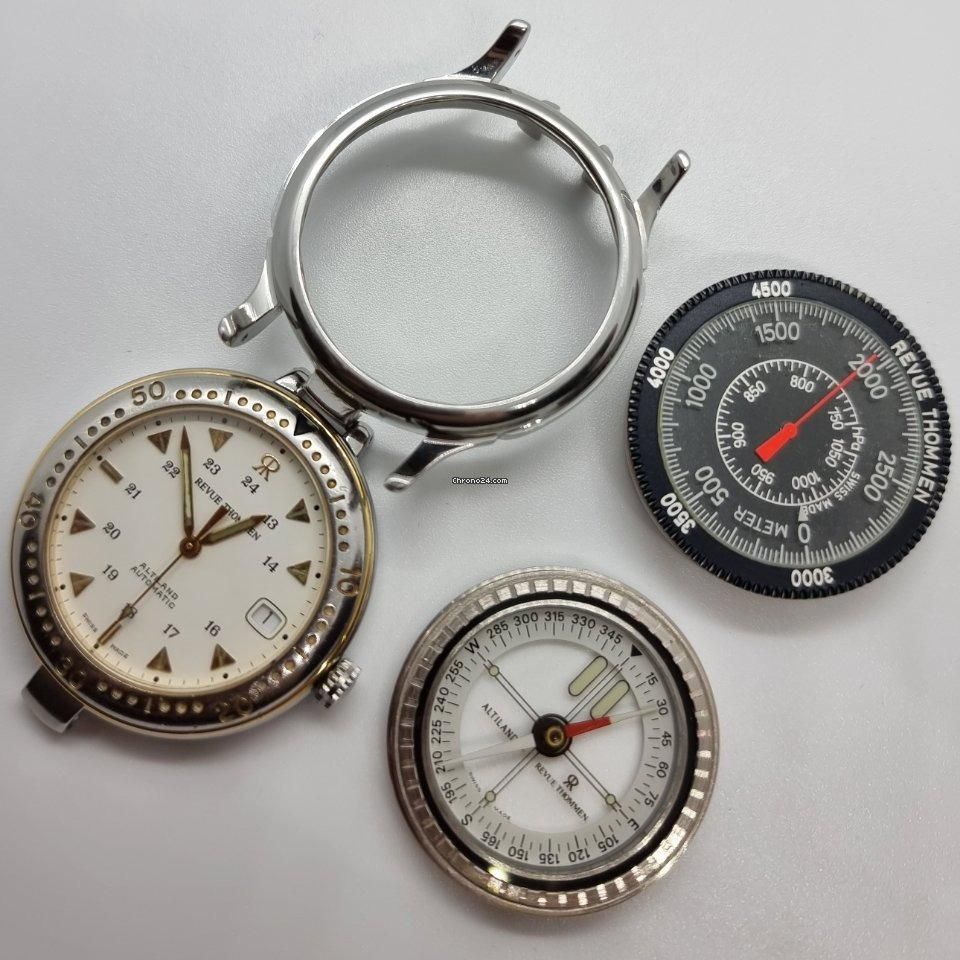 Altimètre Vintage Swiss Made Thommen TX-18M 19 Bijoux - 0 à 21000 Pieds / 6400m - Bon état