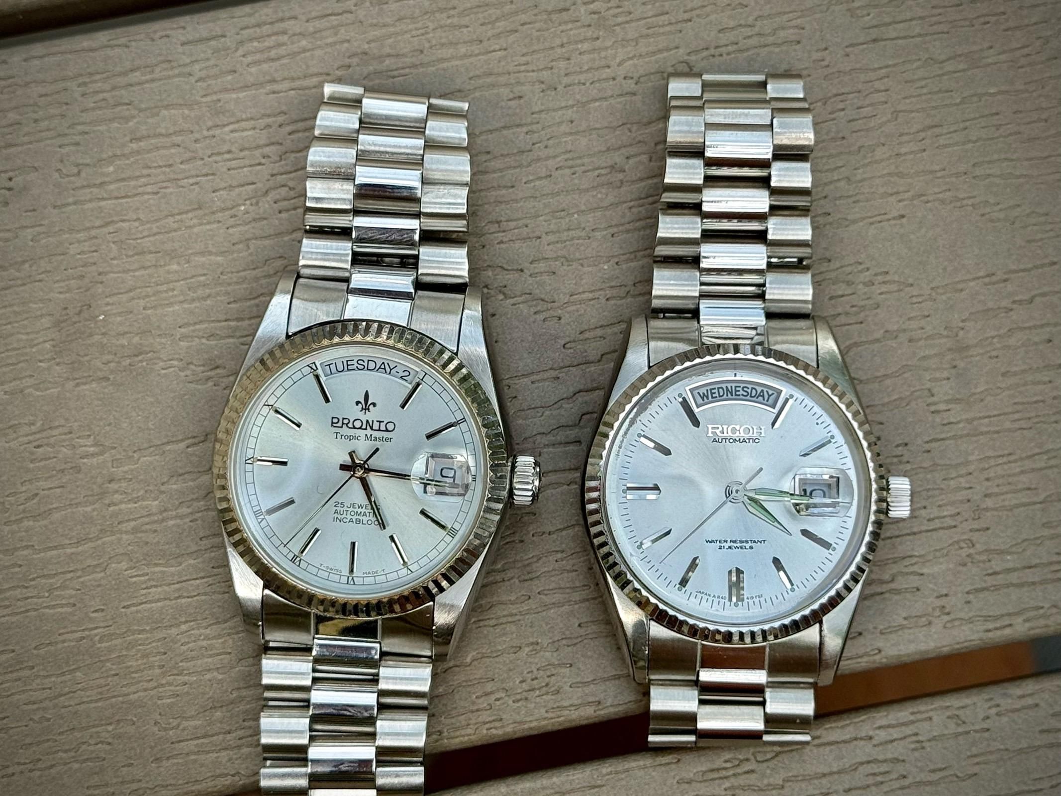 Which vintage homage do you like, Rolex white gold day date