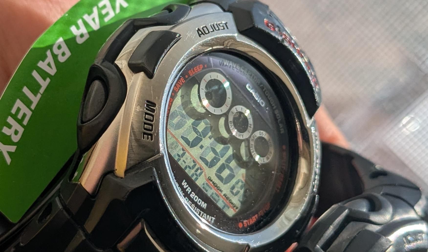 Casio G-Shock GW-500A Tough Solar Atomic Digital Watch Module 2688 G-Shock GW-500A atomic clock watch review main image 3