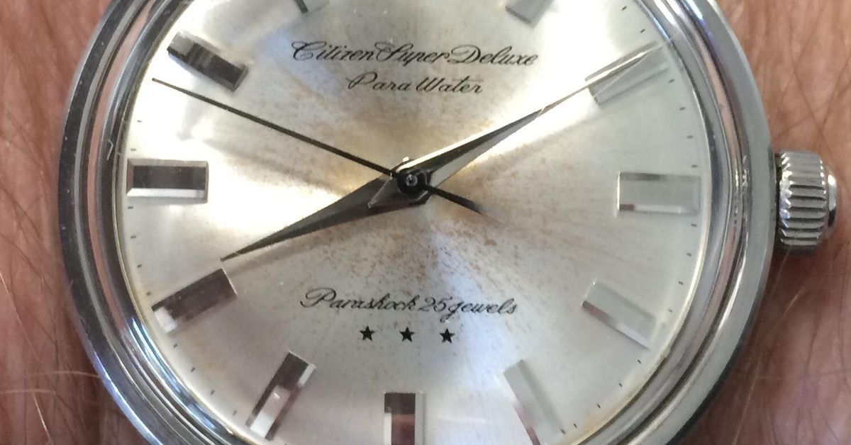 More wabi-sabi - 1966 Citizen Super Deluxe 25 jewels | WatchCrunch