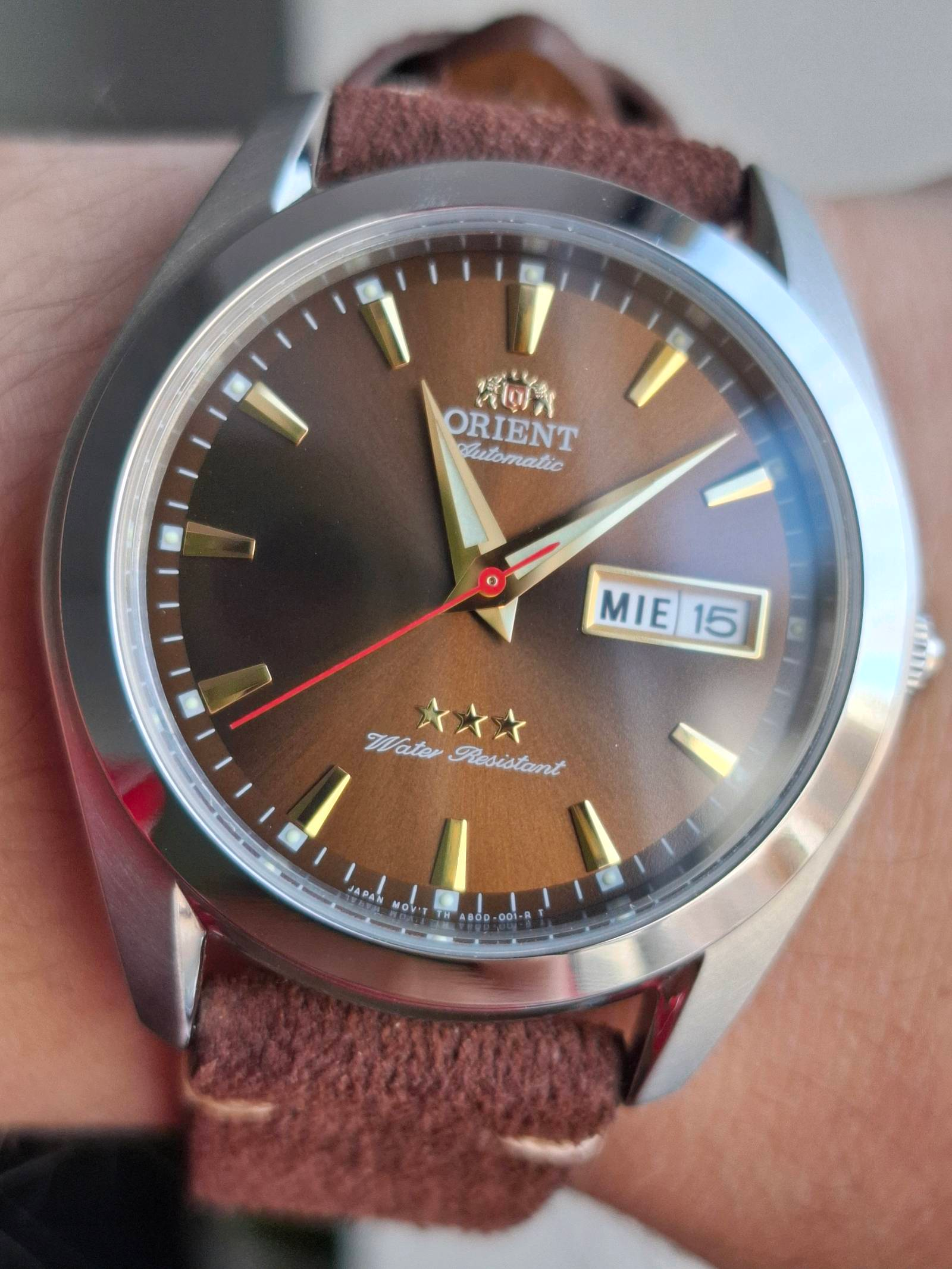 Orient Tobacco Brown | WatchCrunch