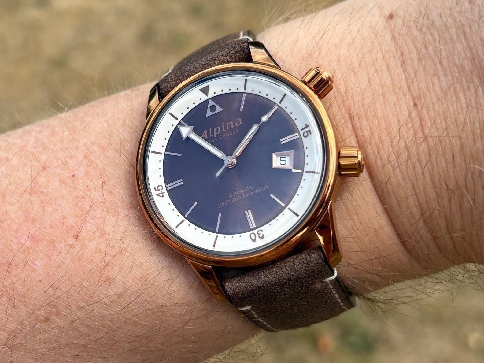 NWA Alpina Seastrong Diver 300 Heritage AL-525BRC4H4 | WatchCrunch
