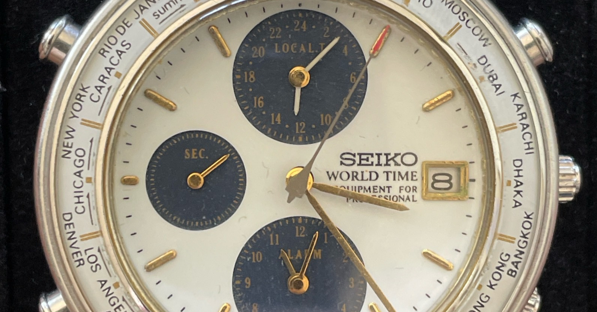 Rare Seiko World Time from 1999 | WatchCrunch