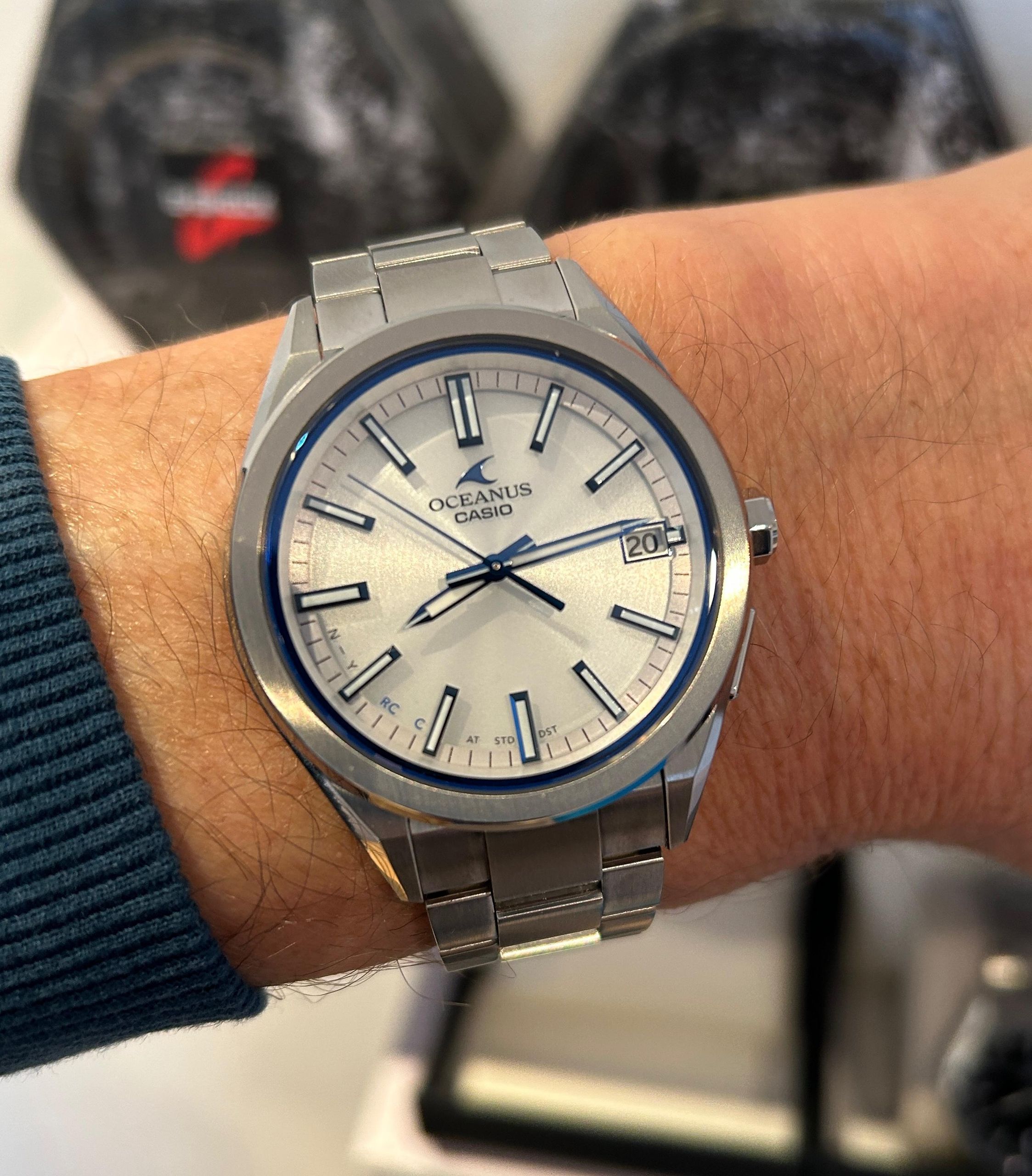 CASIO OCEANUS ocw−T200S−7AJF 未使用 楽天市場】カシオ CASIO オシアナス 3 hands model OCW-T200S