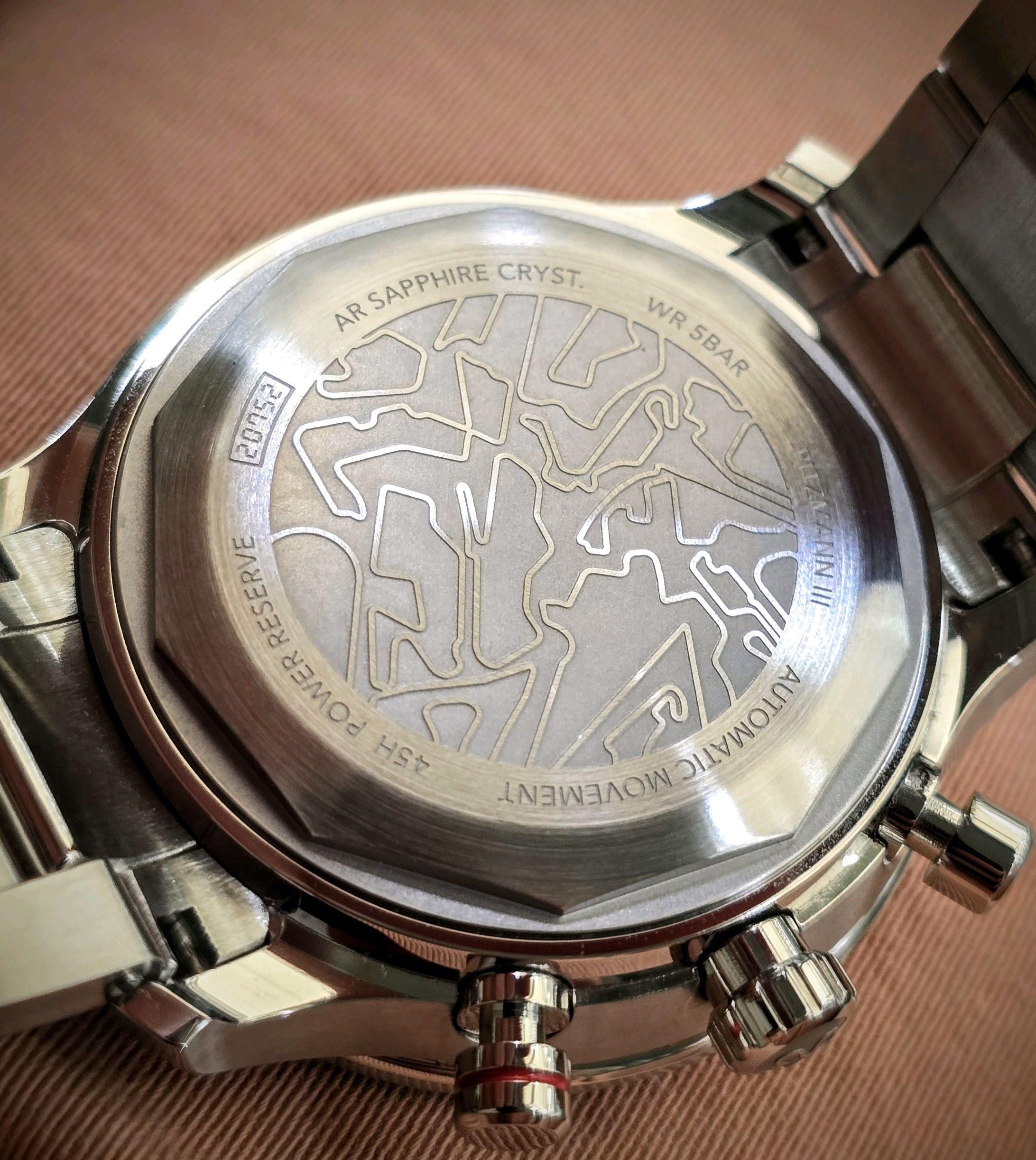Pitzmann III Chronograph, Salmon Dial | WatchCrunch