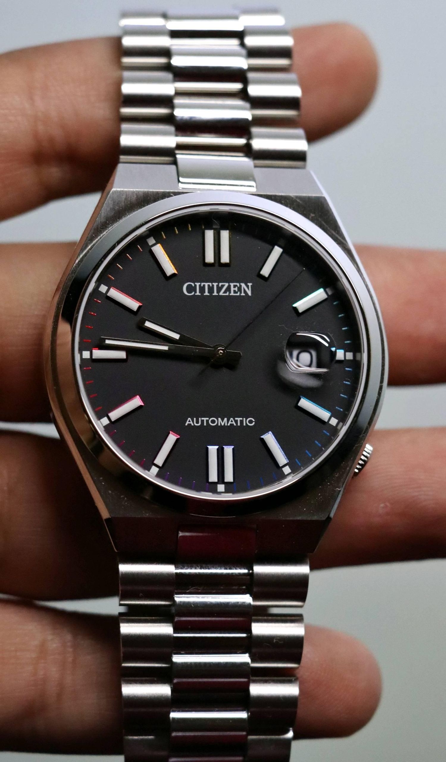 CITIZEN TSUYOSA collection ブラックレインボー Citizen Tsuyosa Black Rainbow | WatchCrunch