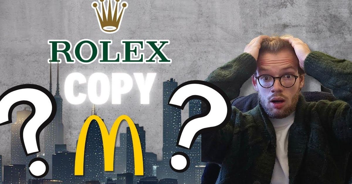 Rolex and Mcdonald's? I've only gone and done an industry deep dive ...