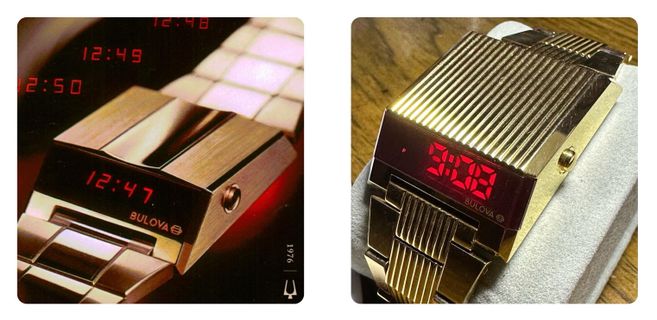Vintage Coolness - Bulova Computron Archive Series Red LED Digital ...
